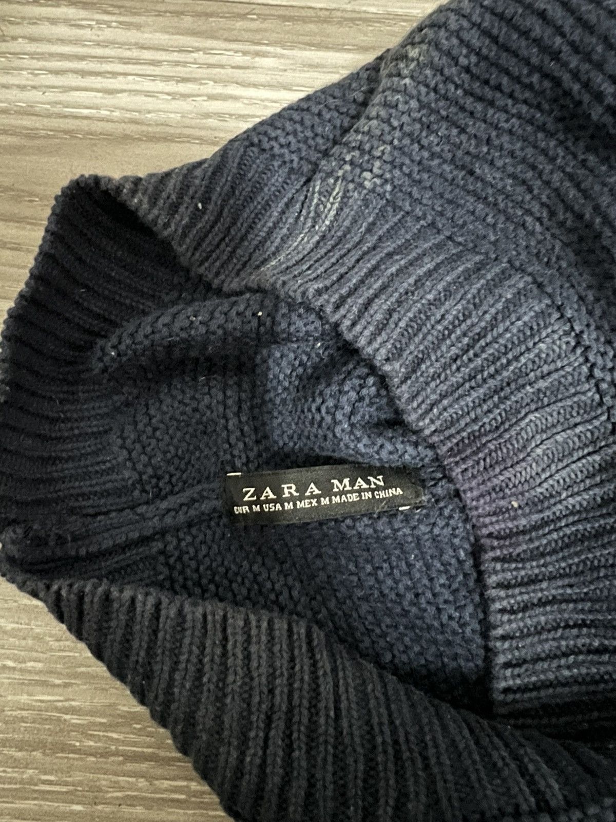 Zara Zara man Crochet Bondage Baggy Beanie Hat Size ONE SIZE - 6 Thumbnail