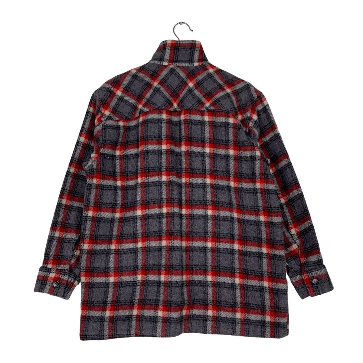 Japanese Brand HALF Tartan Wool Half Button Pullover Shirt #0917-C41 Size US M / EU 48-50 / 2 - 7 Thumbnail