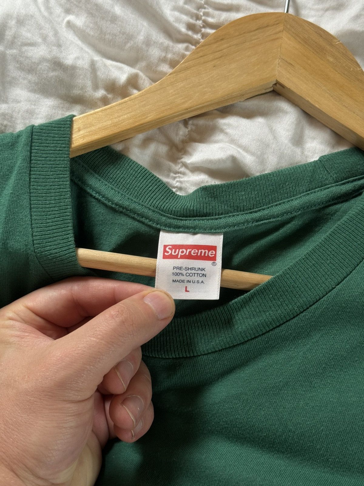 Supreme 2020 Supreme Payment tee green Size US L / EU 52-54 / 3 - 8 Thumbnail