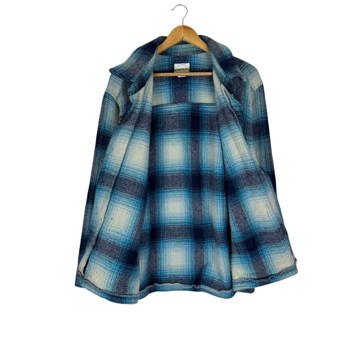 Flannel ☀️MOVENPICK SHADOW WOOL PLAIDS FLANNEL SHIRT Size US L / EU 52-54 / 3 - 8 Thumbnail