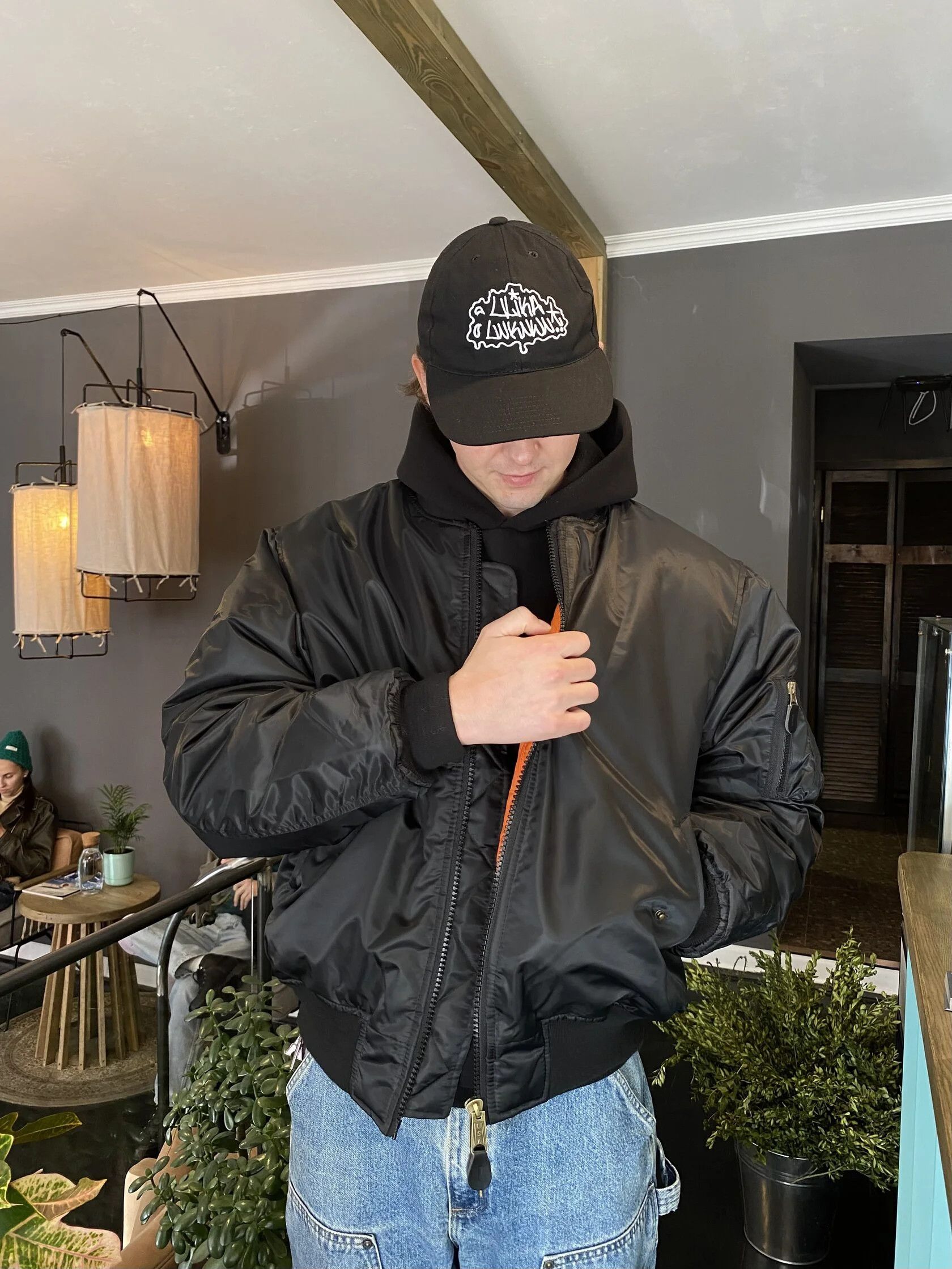 Other Streetwear MA-1 bomber jacket basic black ulika unknwnn Size US XL / EU 56 / 4 - 5 Thumbnail