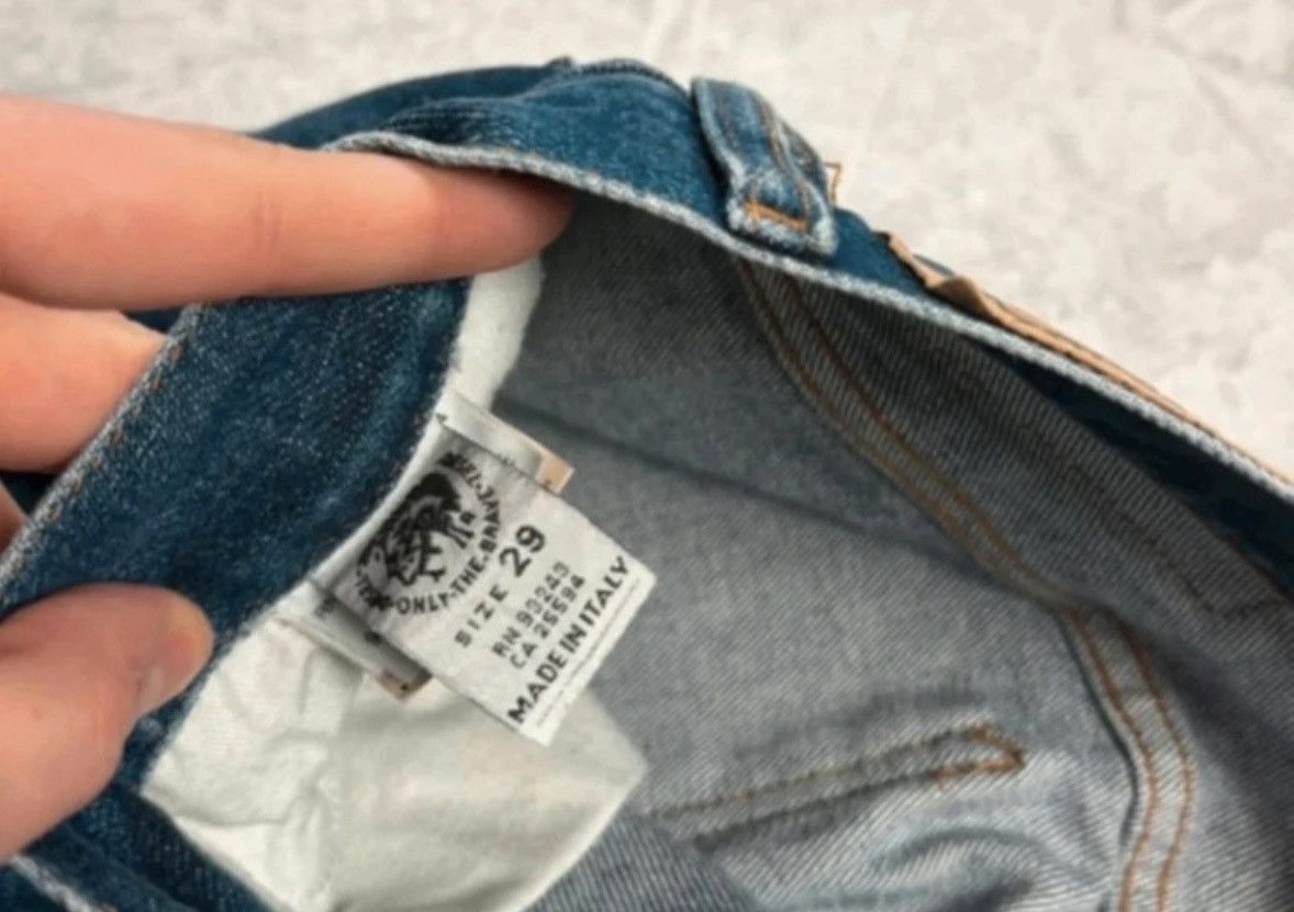 Diesel VINTAGE DIESEL BOOTCUT FLARED DENIM JEANS WASHED RETRO Size 29" - 8 Thumbnail