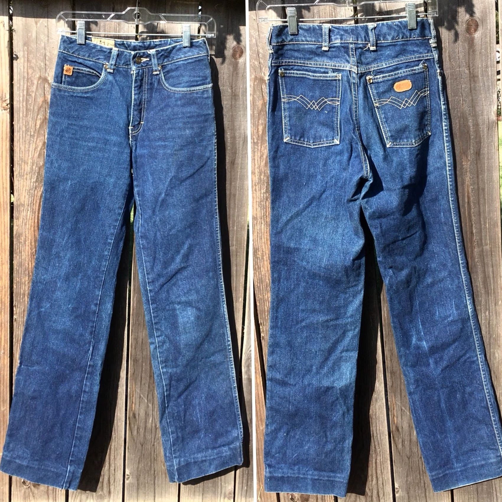 Vintage VINTAGE Jesse Jeans 1980s 1970s Blue Denim Jeans Size 6 25.5 in Waist Size 28" / US 6 / IT 42 - 7 Thumbnail