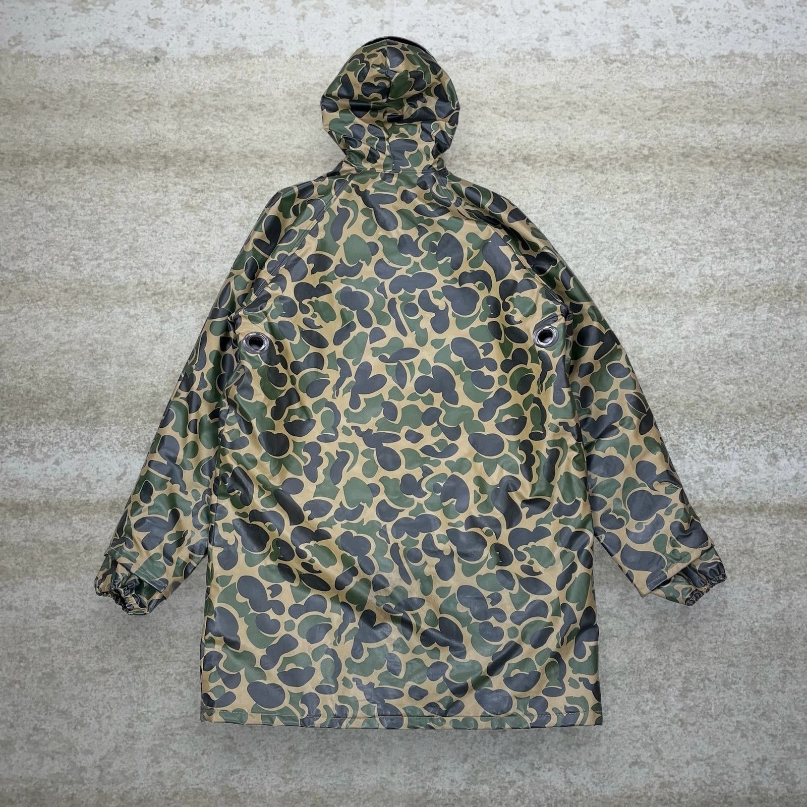 Vintage True Vintage 70s Hunting Camo Rain Jacket Mens M Trench Size US M / EU 48-50 / 2 - 2 Thumbnail