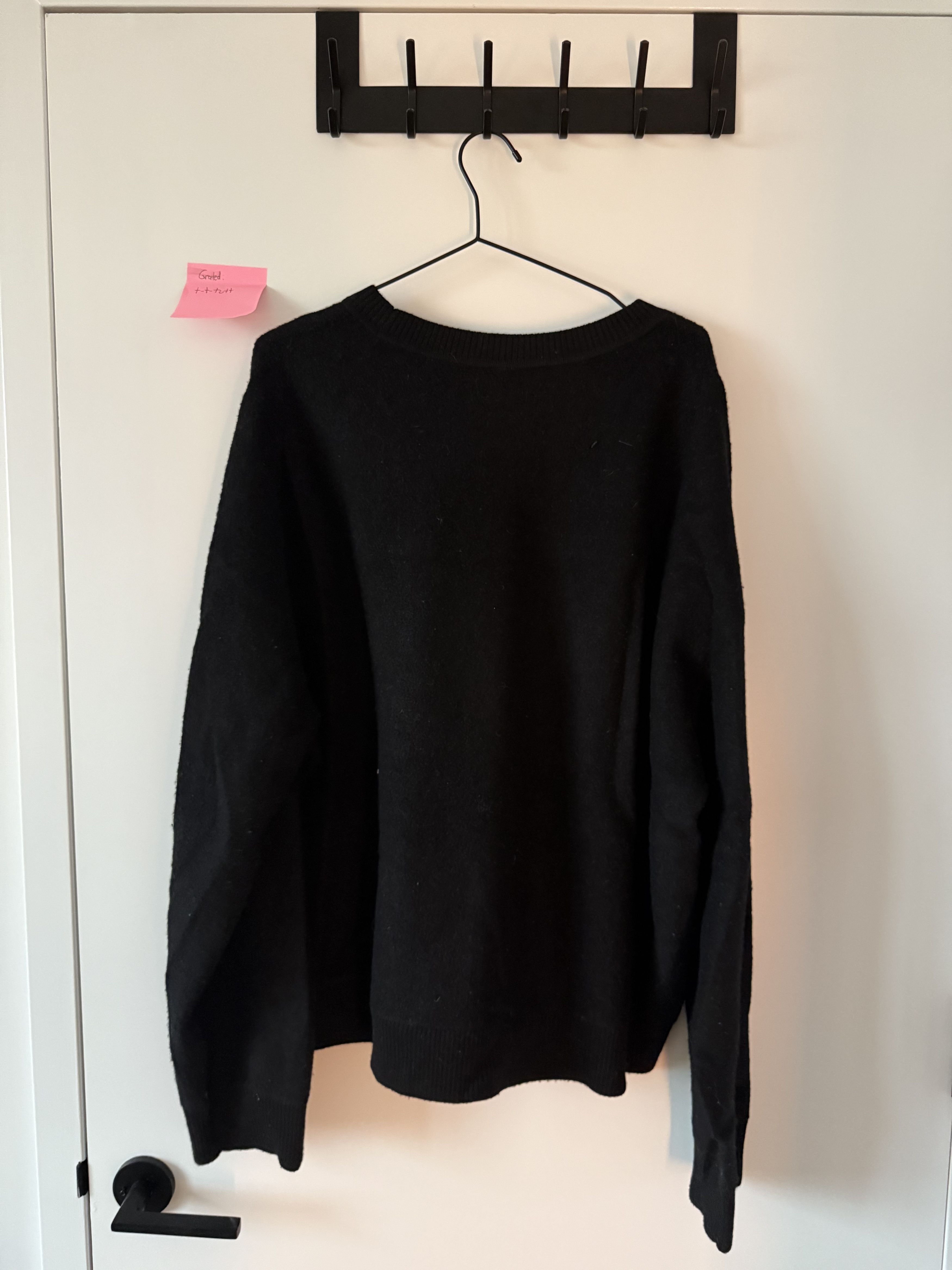 Other A PERSONAL NOTE 73 PATTERN SWEATER - BLACK Size US XL / EU 56 / 4 - 4 Thumbnail