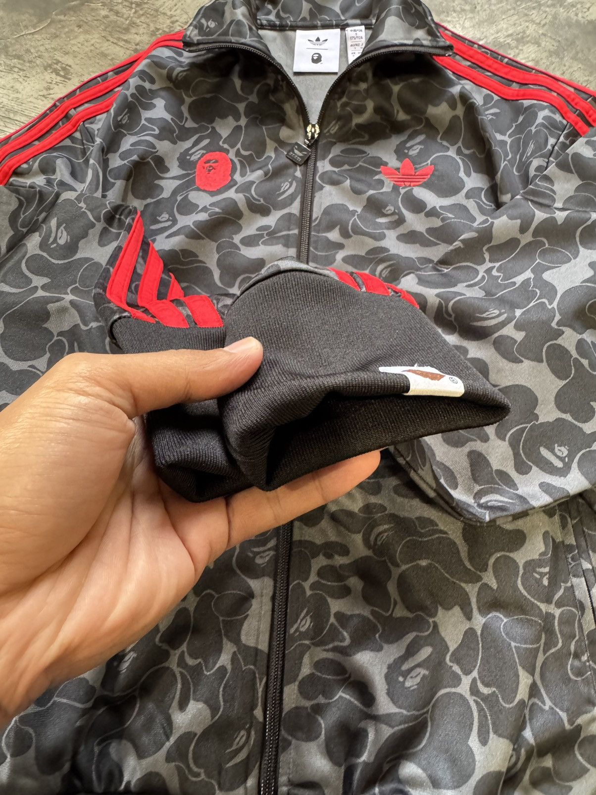 Adidas × Bape ADIDAS X BAPE TRACKTOP CAMO JACKET Size US S / EU 44-46 / 1 - 6 Thumbnail