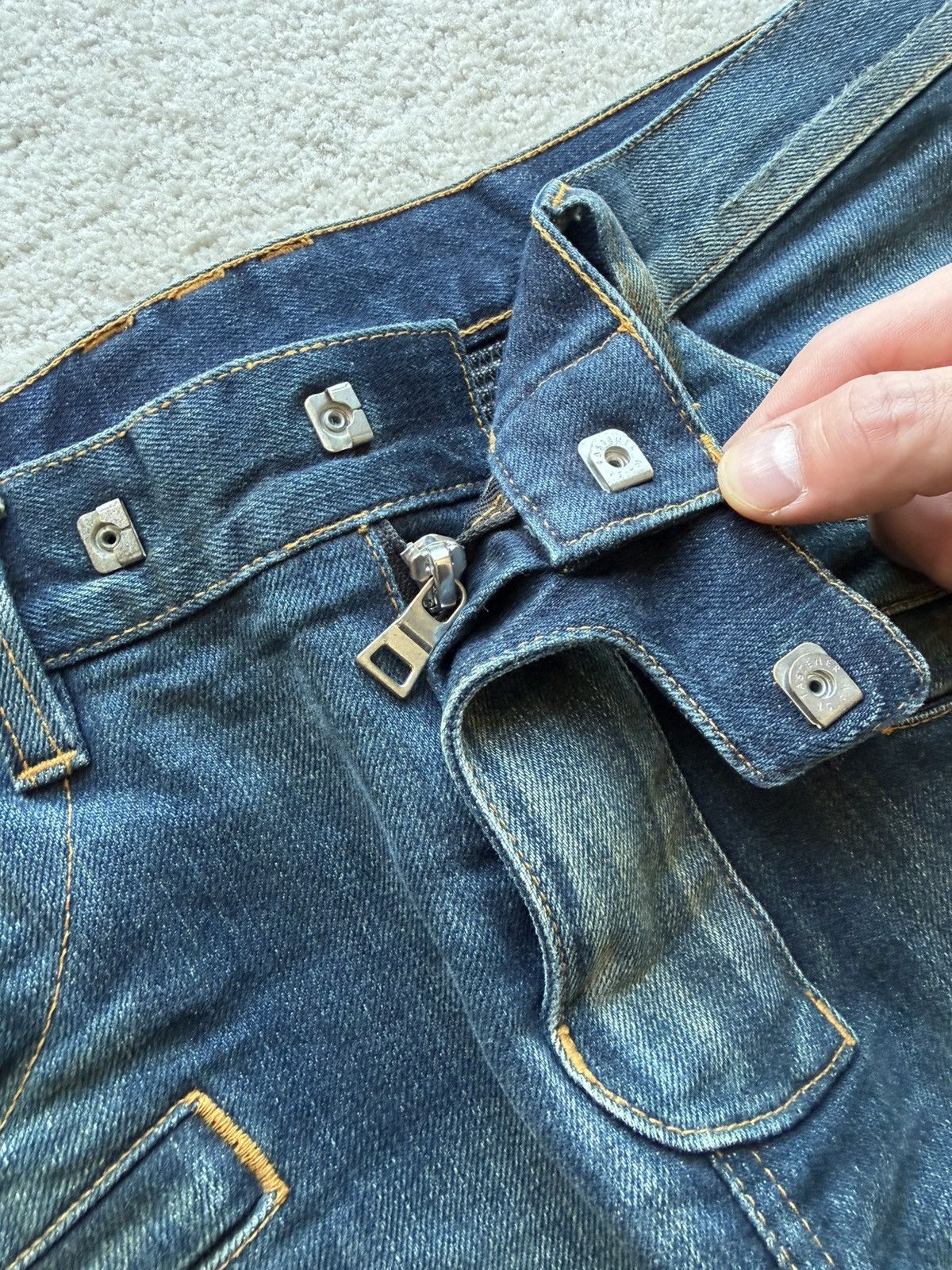 Balmain BALMAIN BIKER DENIM JEANS Size US 30 / EU 46 - 3 Thumbnail