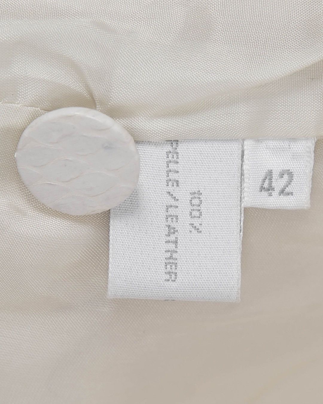 Marni Marni White Leather Cropped Jacket Size M / US 6-8 / IT 42-44 - 9 Thumbnail