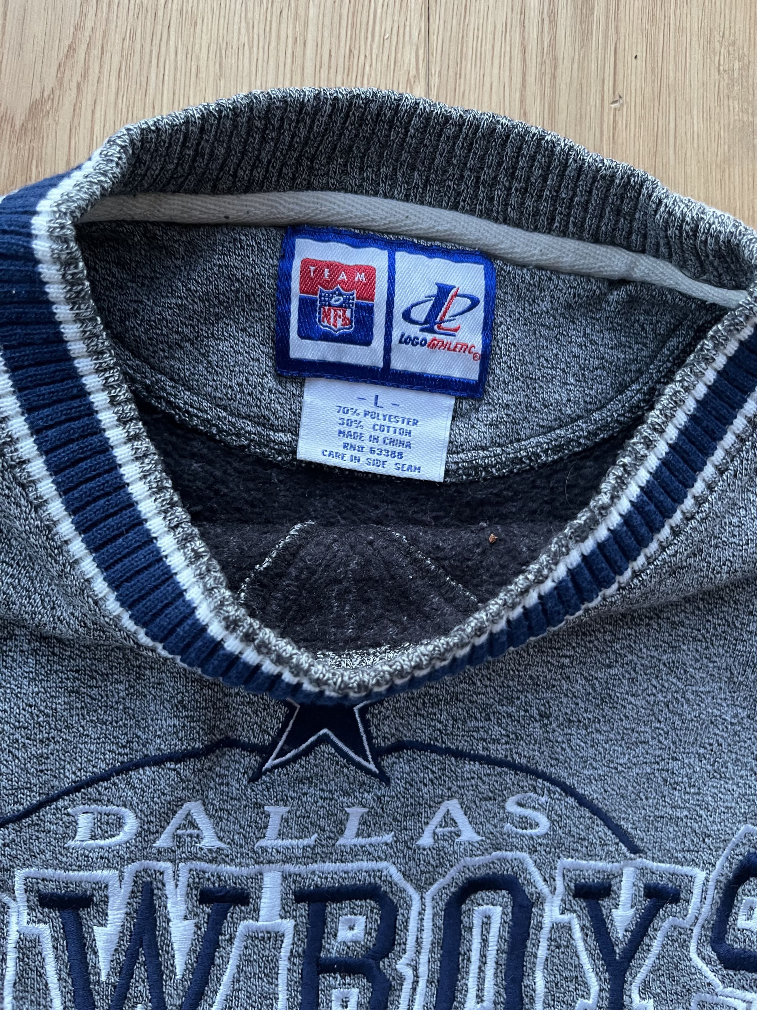 Logo Athletic 90s Vintage DALLAS Cowboys Mens M Sweatshirt Jumper Size US M / EU 48-50 / 2 - 4 Thumbnail