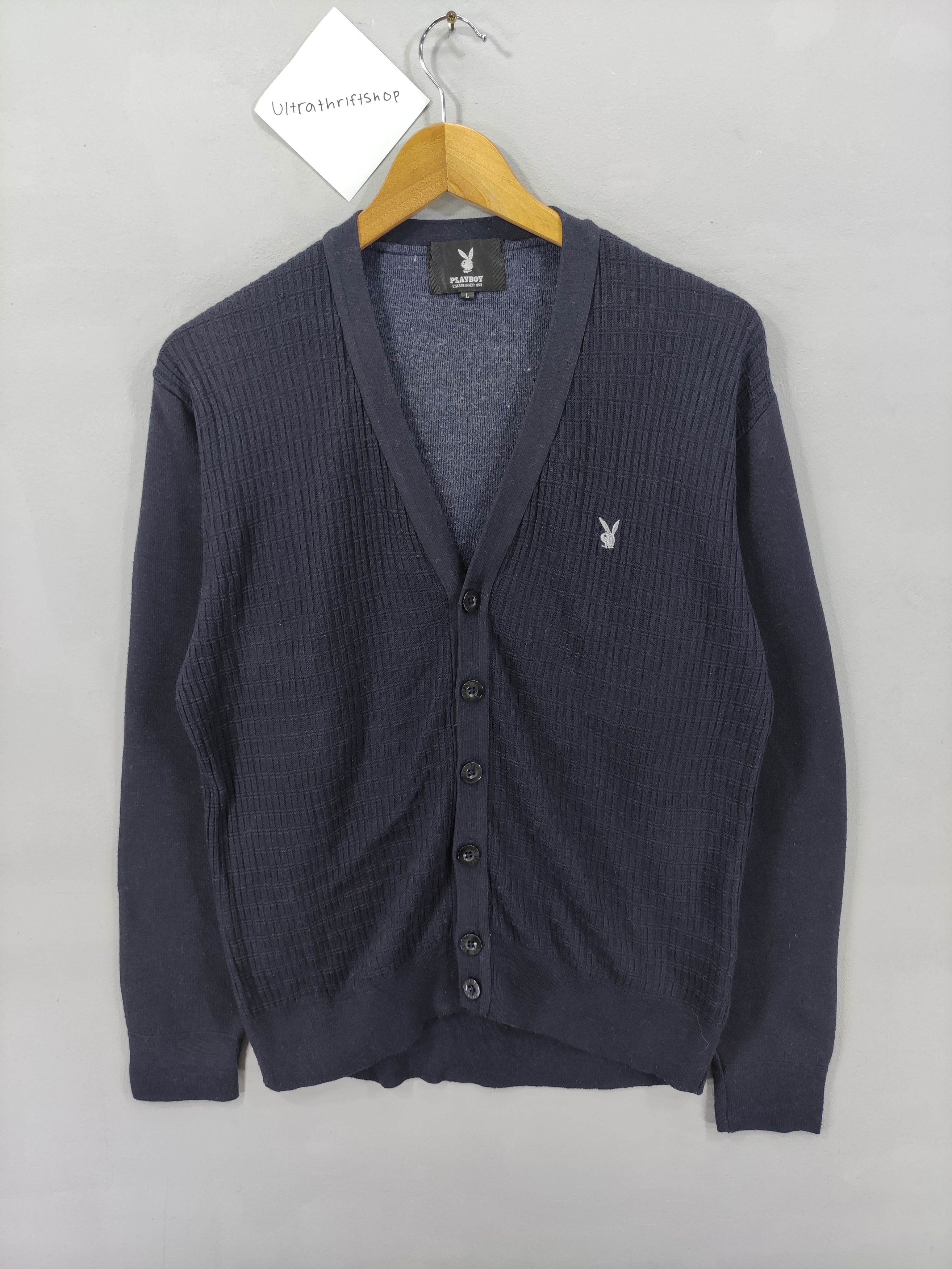 Playboy Vintage Playboy Cardigan Sweater Size US L / EU 52-54 / 3 - 1 Thumbnail