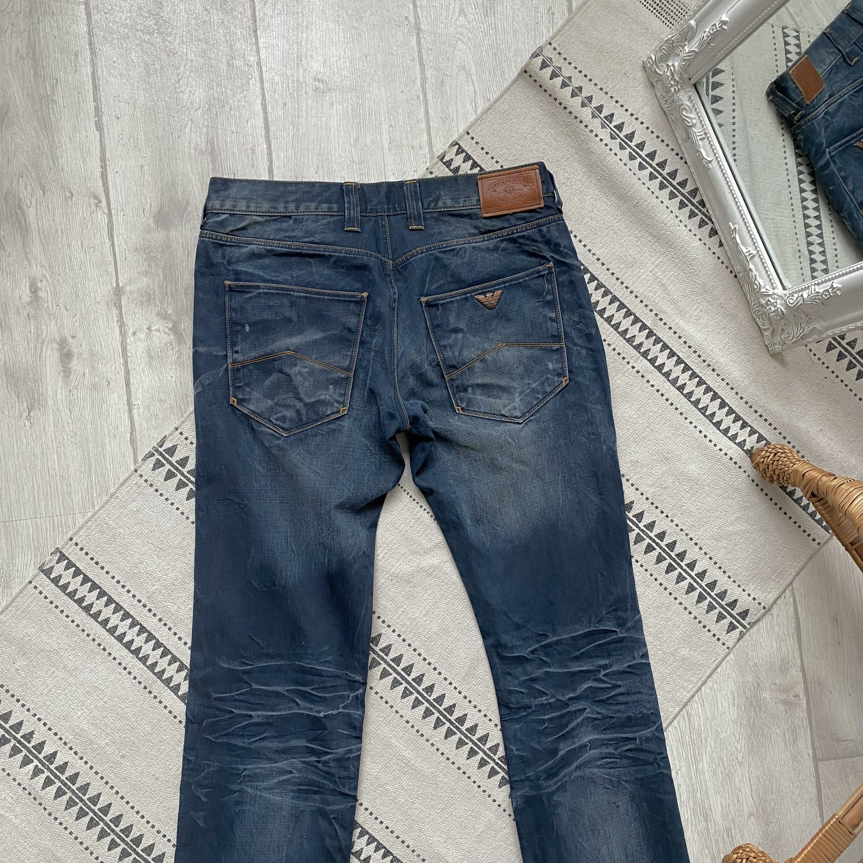 Armani 👖Vintage 00s Armani Jeans Y2K denim pants LGB IF6WAS9 Size US 31 - 9 Thumbnail