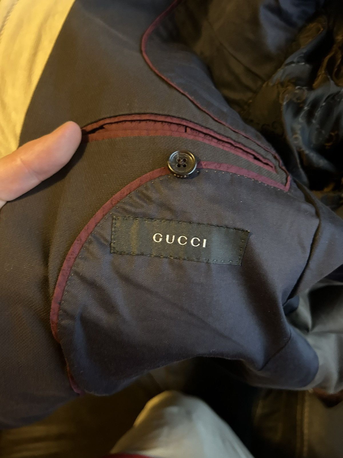 Gucci Gucci Blazer with Monogram Lining Size US S / EU 44-46 / 1 - 14 Thumbnail
