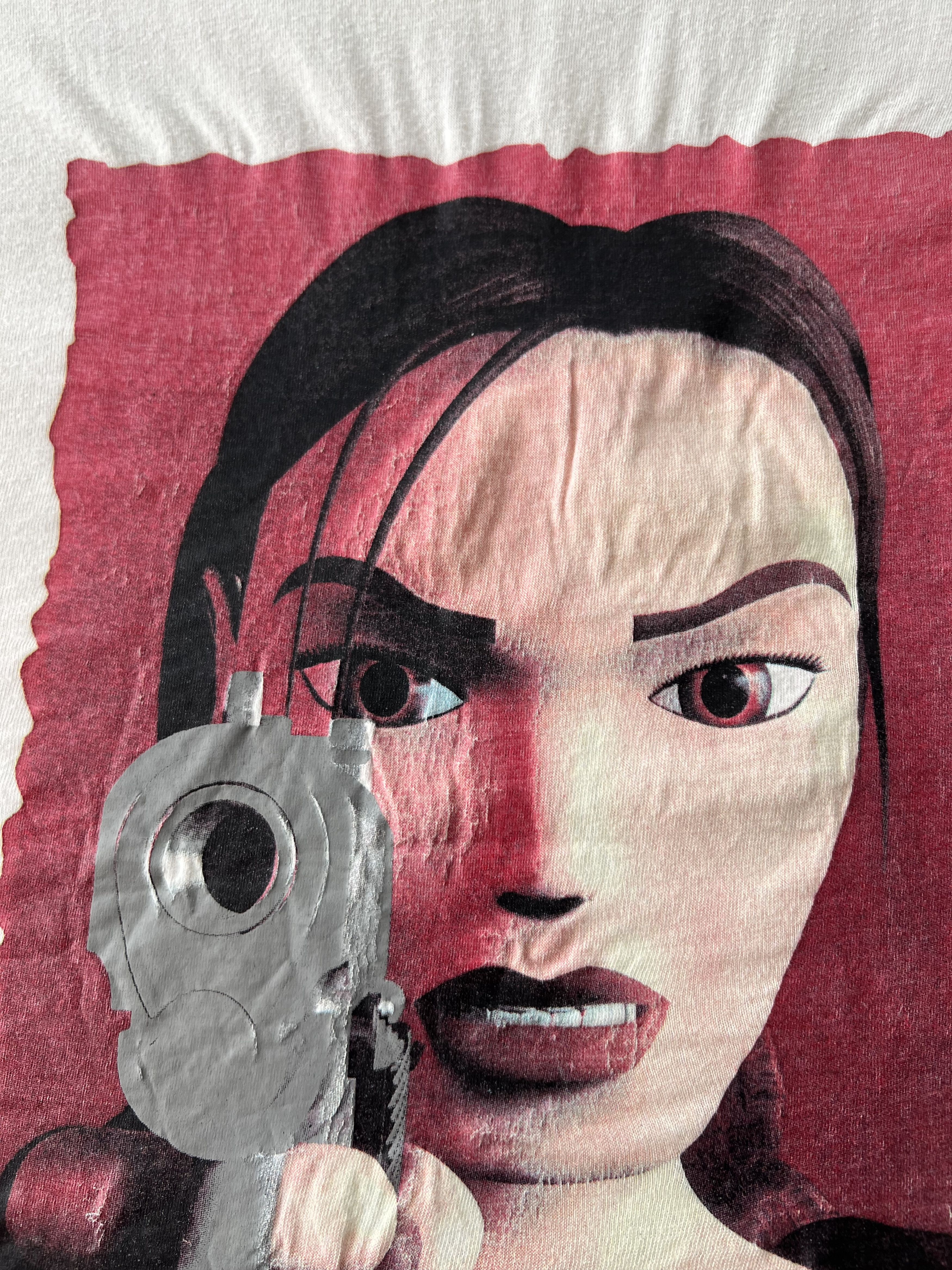 Playstation Vintage 90s Lara Croft Tomb Raider Game T-shirt Size US XL / EU 56 / 4 - 4 Thumbnail