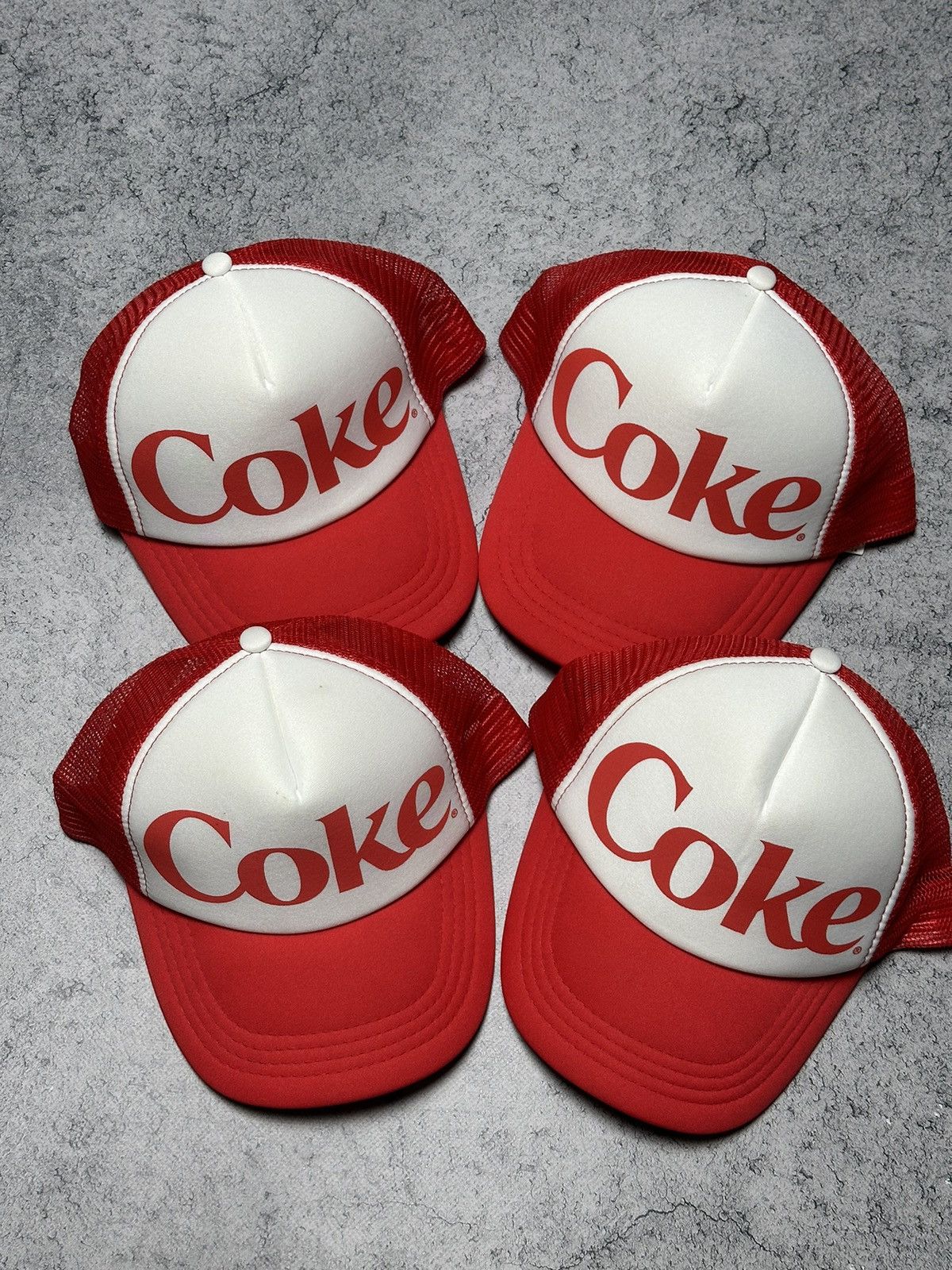Coca Cola Vintage 90s Coca-Cola Coke Trucker Cap Hat Size ONE SIZE - 7 Thumbnail