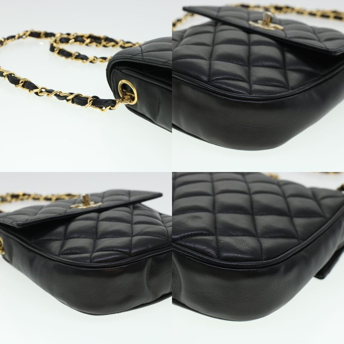 Chanel Chanel Matelasse Turn Lock Chain Shoulder Bag Size ONE SIZE - 6 Thumbnail