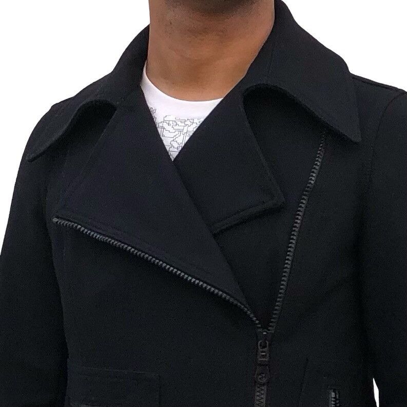 Benetton Grails‼️United Colors Benetton Zipper Blazer suit slim black Size US M / EU 48-50 / 2 - 6 Thumbnail