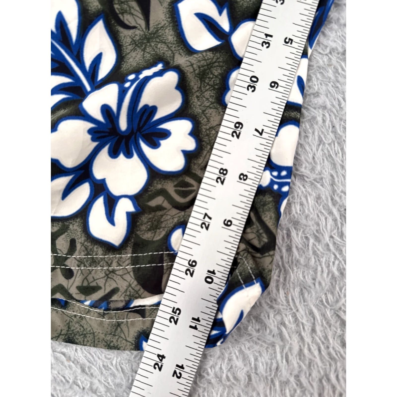 Vintage VINTAGE Pacific Legend Board Shorts Mens 34 Green Floral Cargo Swim Trunk 34x11 Size US 34 / EU 50 - 7 Thumbnail