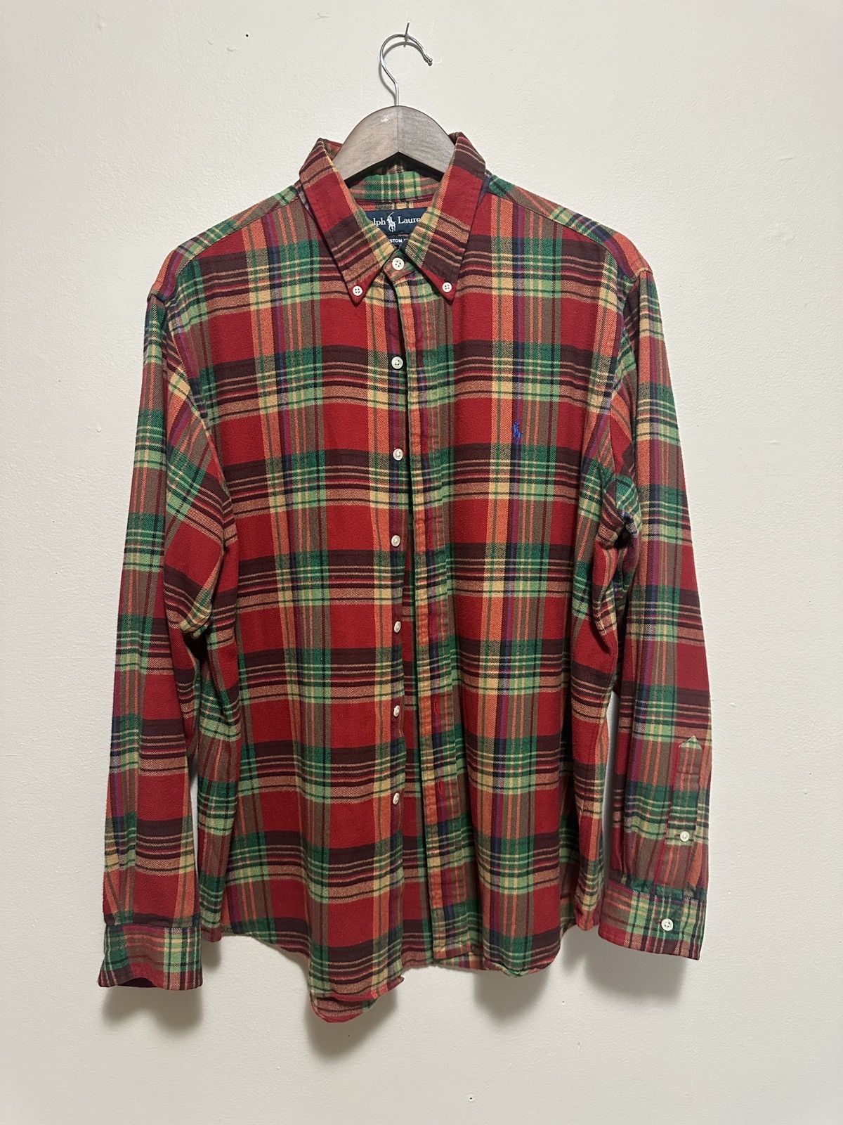 Ralph Lauren Ralph Lauren Relaxed Cotton Plaid Long Sleeve - XL Size US XL / EU 56 / 4 - 1 Thumbnail