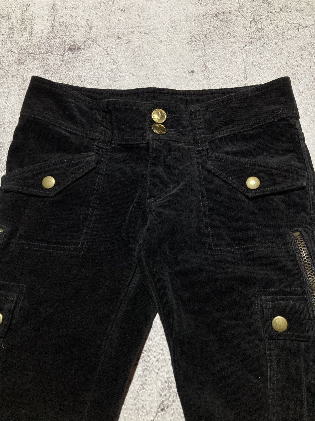 Japanese Brand 2000s Manies Corduroy Anarchy Punk Vkei Lgb Style Pants Size US 28 / EU 44 - 11 Thumbnail