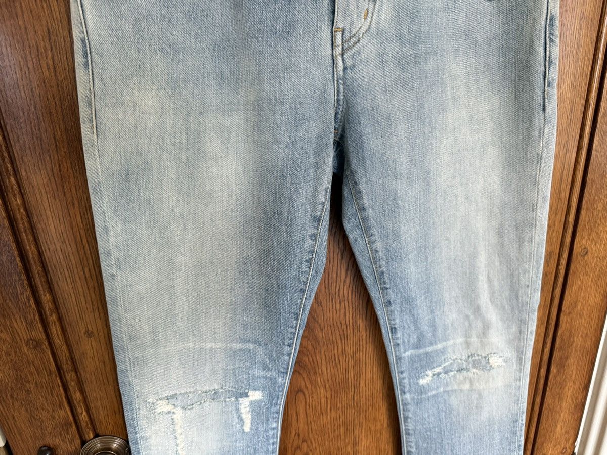 Saint Laurent Paris SS16 Saint Laurent knee rip trash jeans Hedi 29 D02 skinny Size US 29 - 10 Thumbnail
