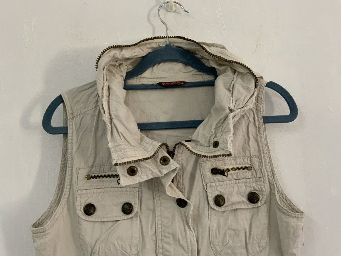Japanese Brand CornFlake Designer Distressed Hoodie Vest Size US L / EU 52-54 / 3 - 3 Thumbnail