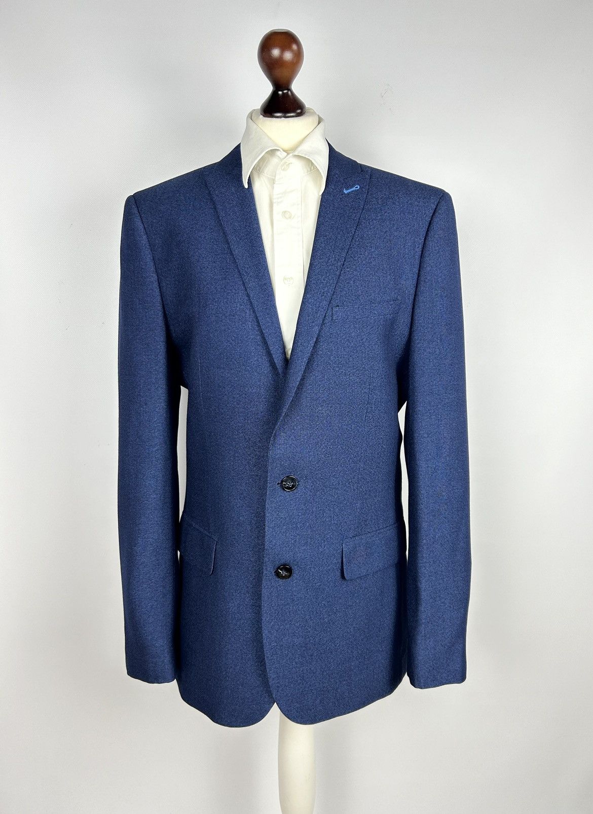 Designer Designer Fellini Tailored Slaters Suit Set Blazer + Trousers Size 40L - 2 Thumbnail