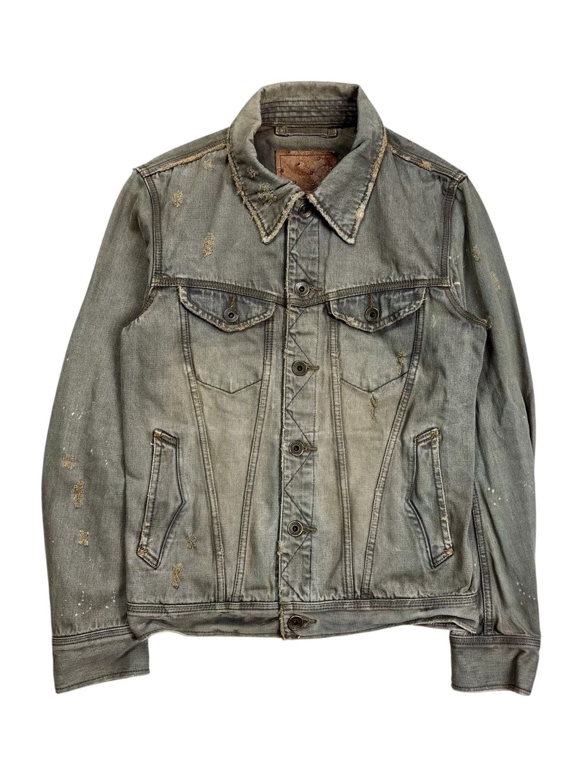 GOA Archive GOA - Rusted Mud Wash Denim Jacket Size US M / EU 48-50 / 2 - 2 Thumbnail