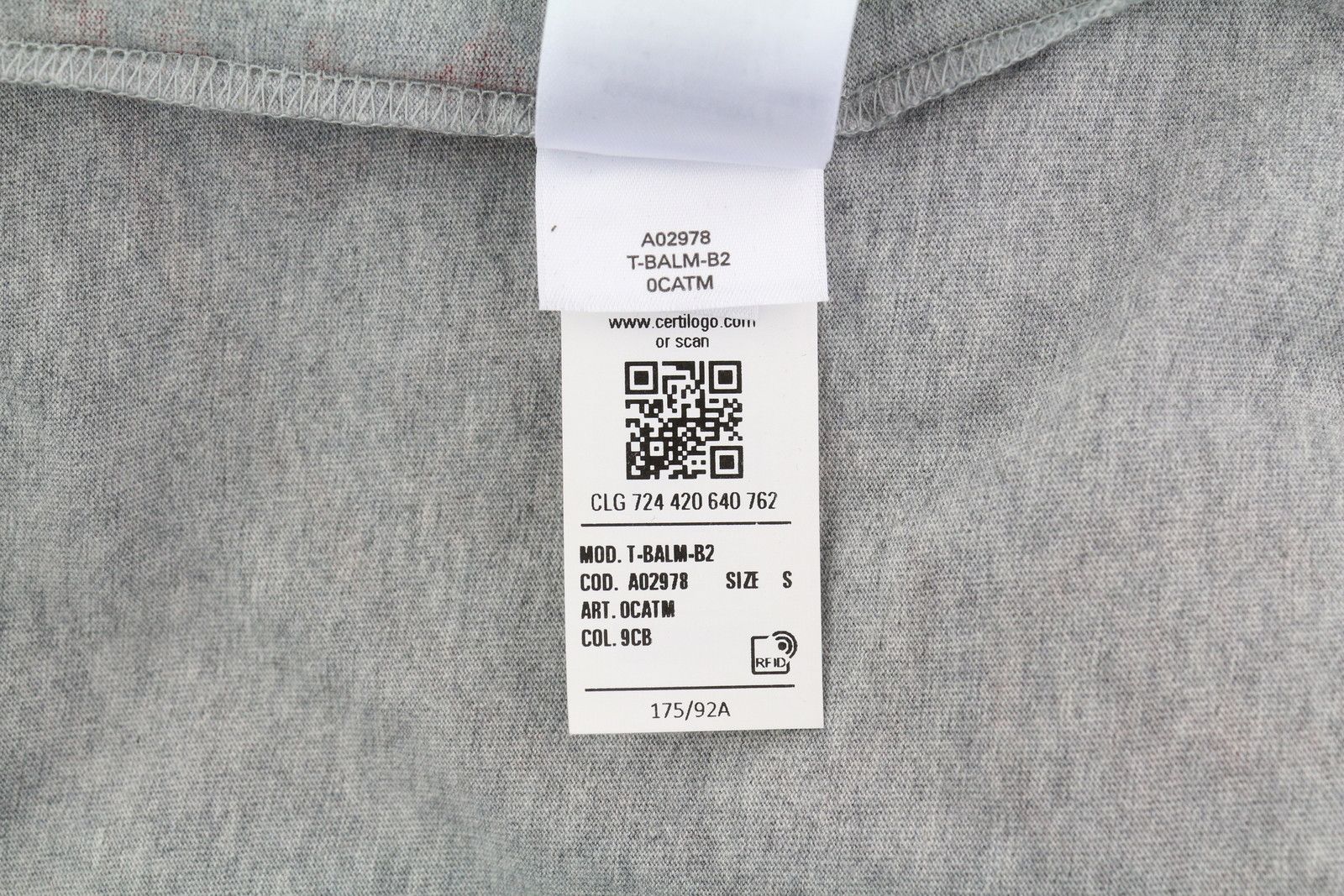 Diesel T-BALM-B2 S Grey Melange Patterned T-Shirt 84102 Size US S / EU 44-46 / 1 - 10 Thumbnail