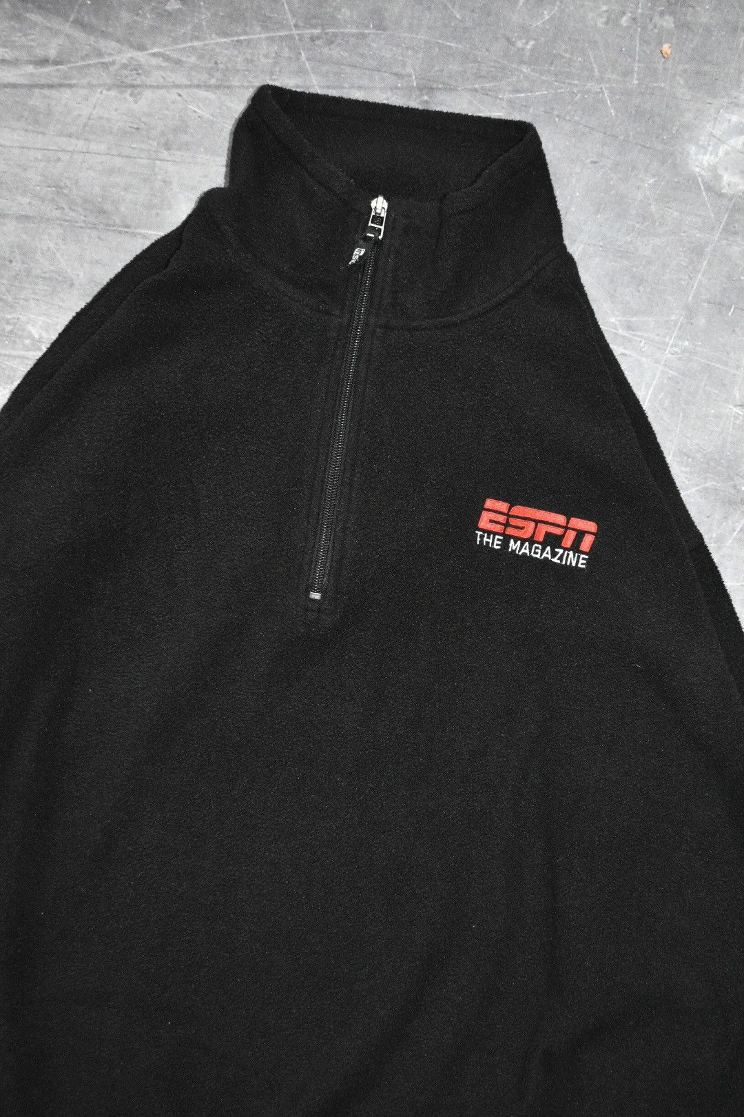 Vintage Vintage ESPN Magazine Fleece Halfzip Pullover (XL) Size US XL / EU 56 / 4 - 3 Thumbnail
