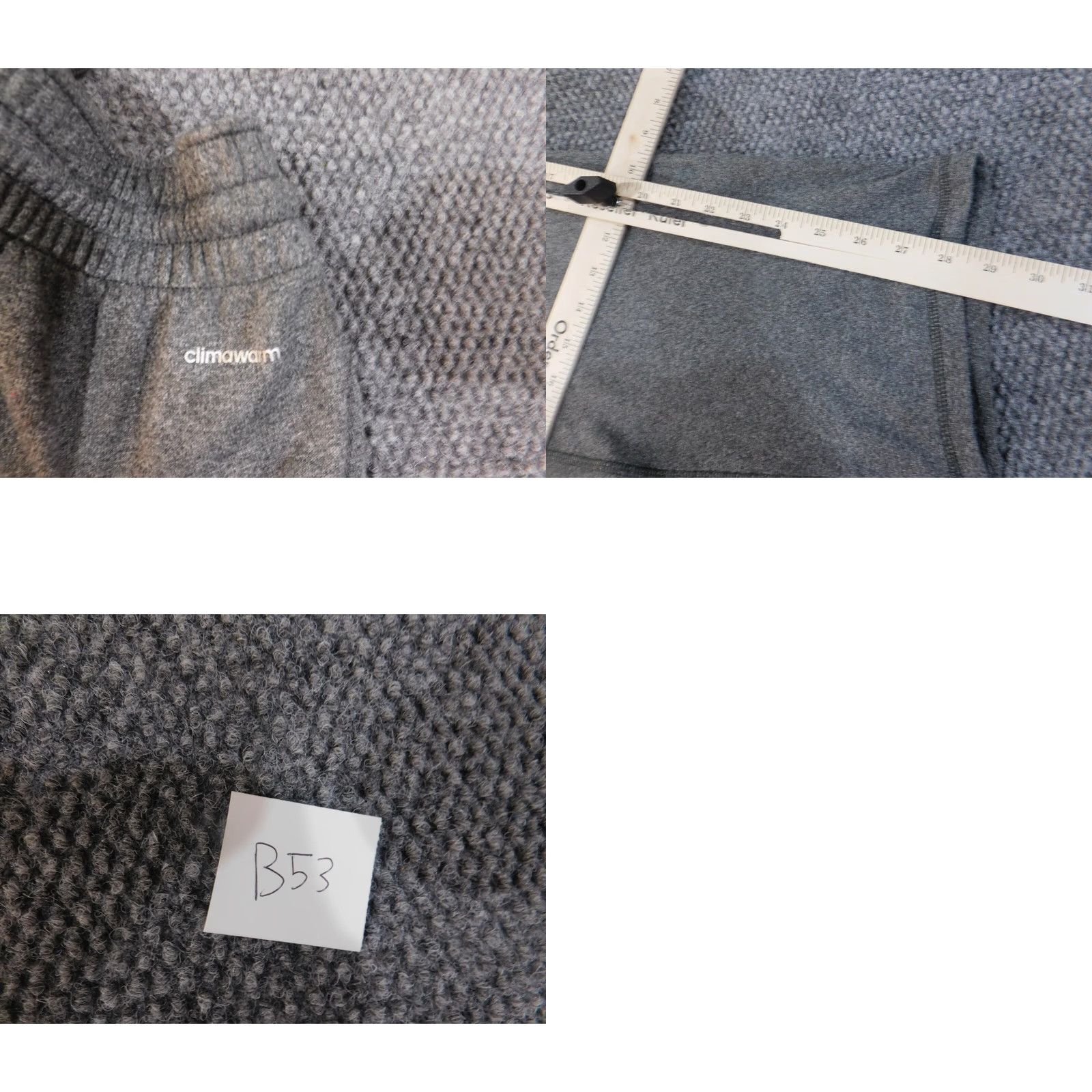 Adidas adidas Sweatshirt Men Medium Gray Logo Active Stretch Performance Climawarm Shirt Pants Logo Fit Regular Mens Size US M / EU 48-50 / 2 - 8 Thumbnail