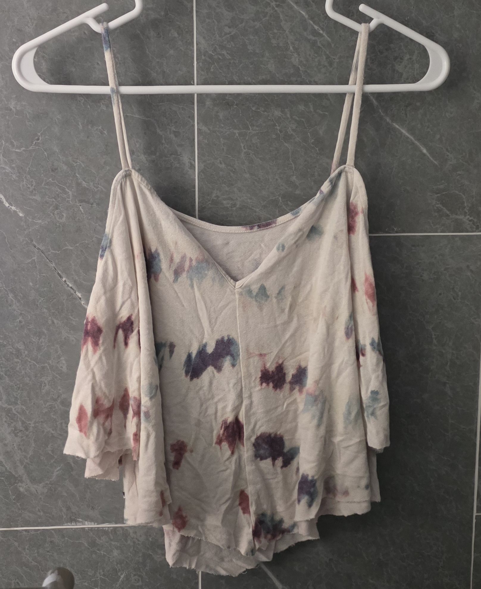 American Eagle Outfitters American Eagle Outfitters Soft & Sexy T Tie-dye Crop XS Size XS / US 0-2 / IT 36-38 - 2 Thumbnail