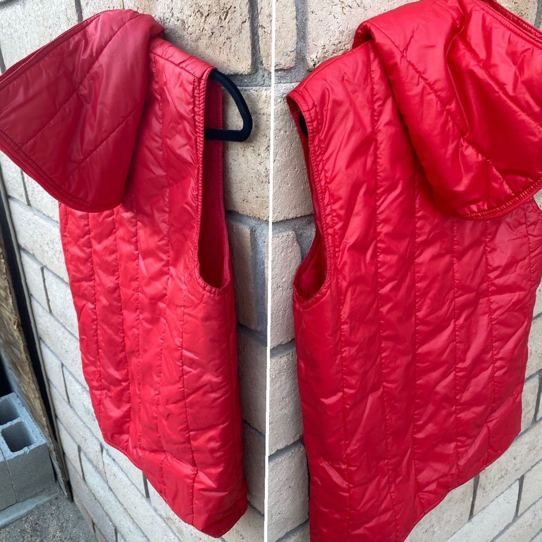 Vintage VINTAGE RPM Vest Puffer Quilted Hooded Red M Men 80s Taiwan ROC Vintage Outdoor Coat Style: Puffer Jacket Decade: 80s Size US M / EU 48-50 / 2 - 5 Thumbnail