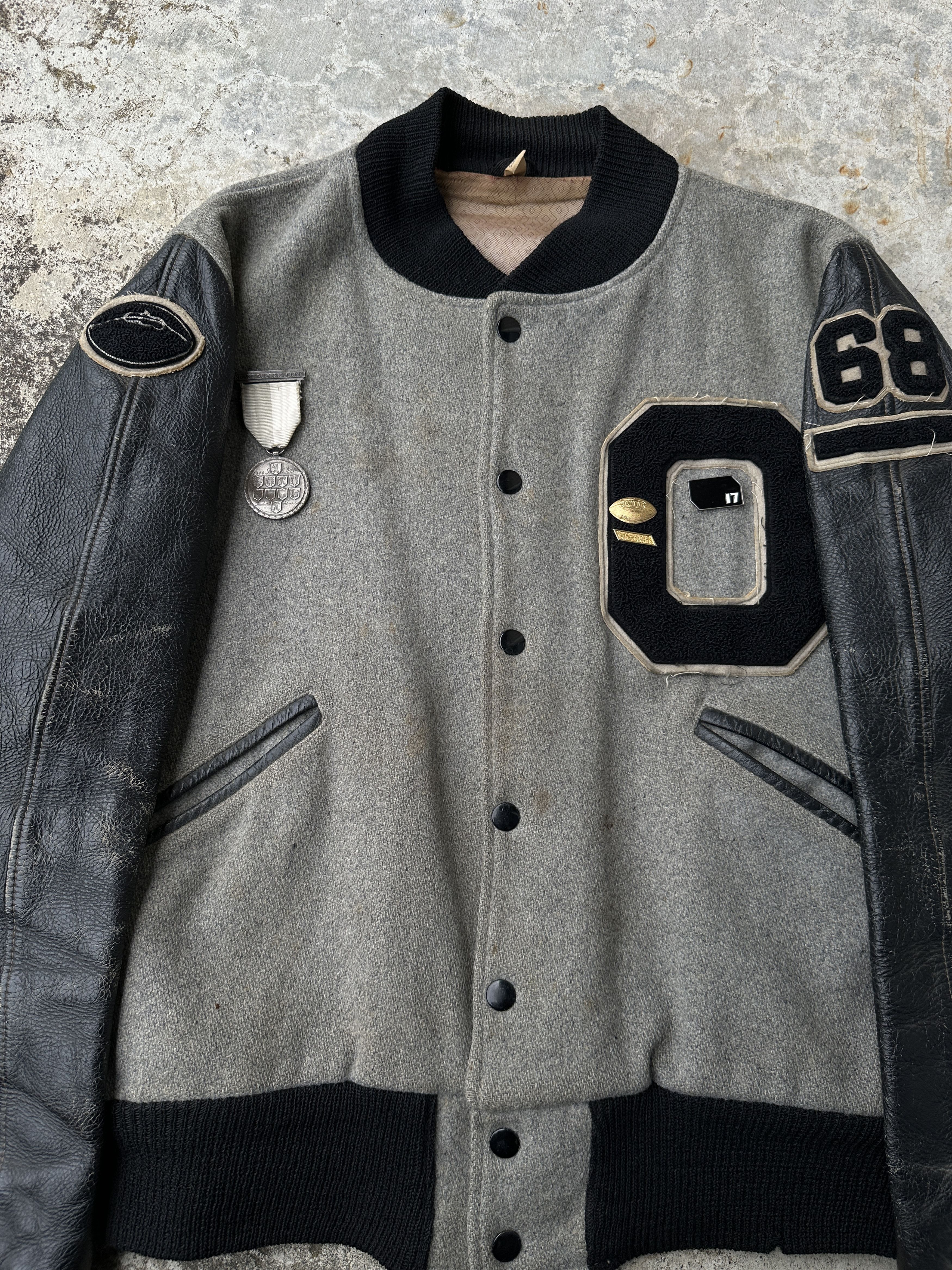 Vintage 80s Butwin Chainstitch letterman Football Varsity Jacket Size US M / EU 48-50 / 2 - 3 Thumbnail