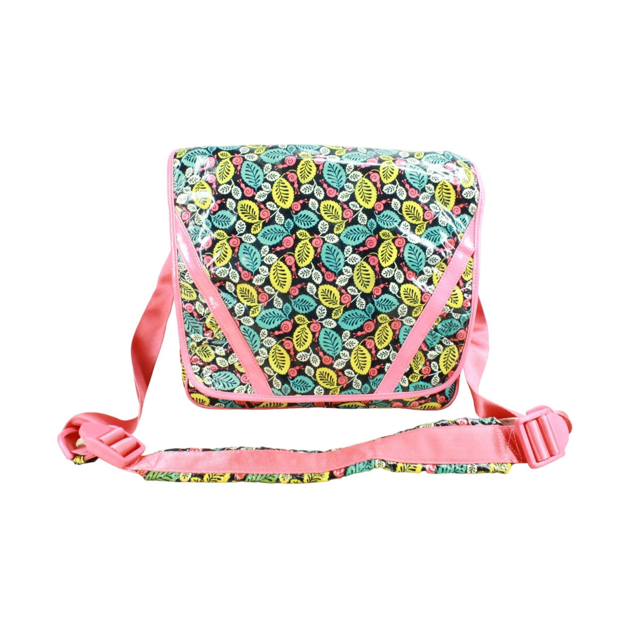 Vera Bradley Vera Bradley Frill Happy Vinyl Coated Laptop Crossbody Bag Grailed