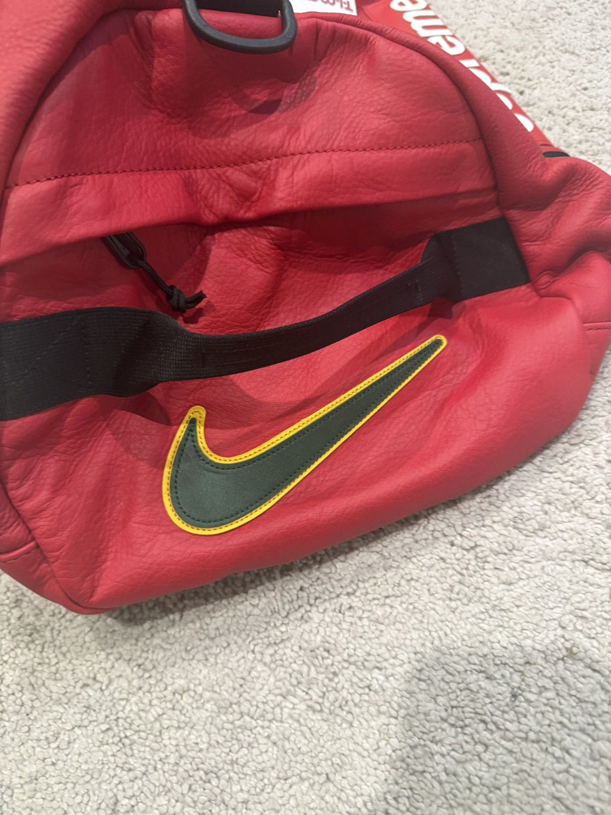Nike × Supreme Nike x Supreme leather duffle bag Size ONE SIZE - 9 Thumbnail