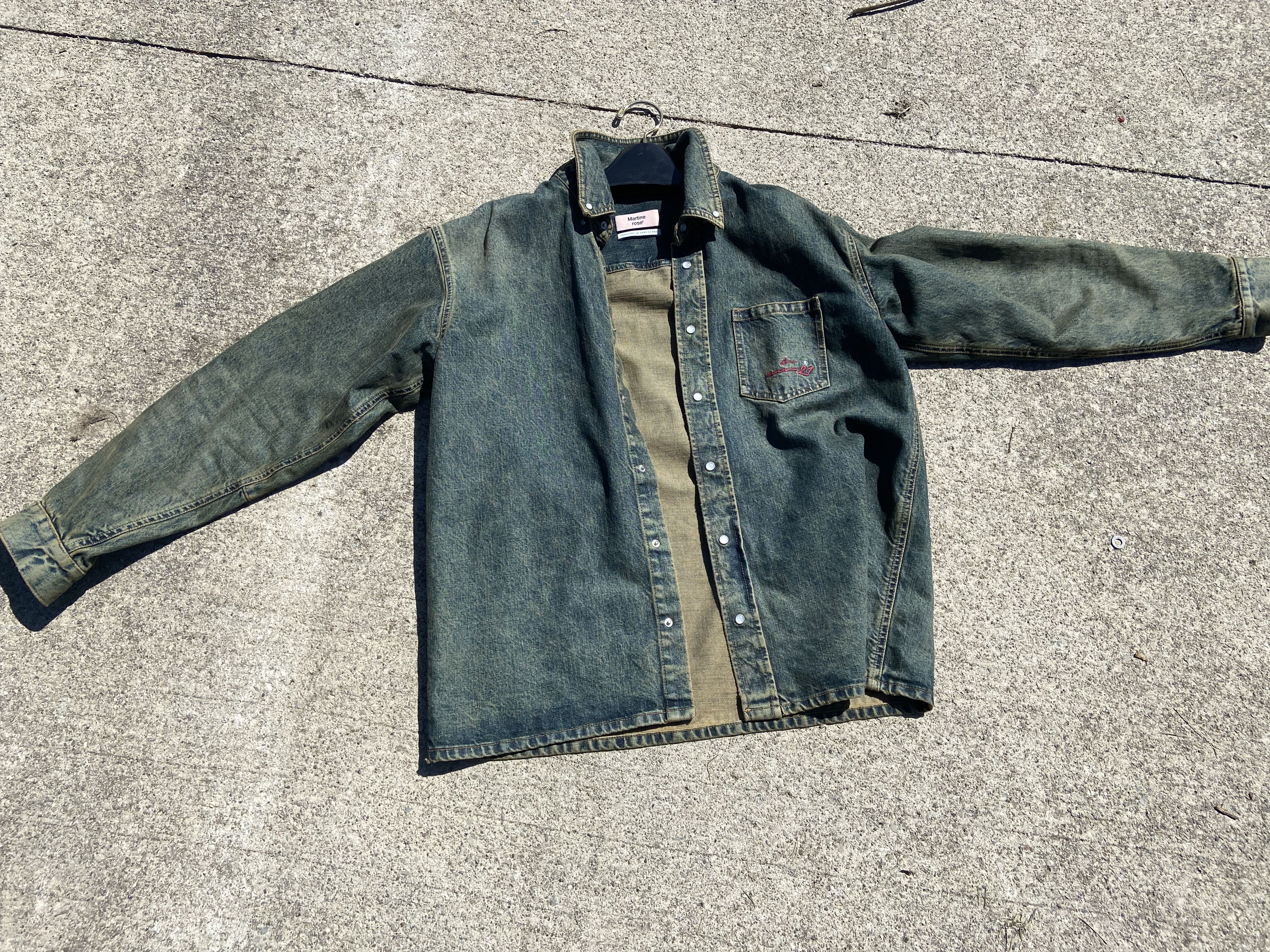Martine Rose Martine rose “21” season denim top Size US S / EU 44-46 / 1 - 1 Thumbnail