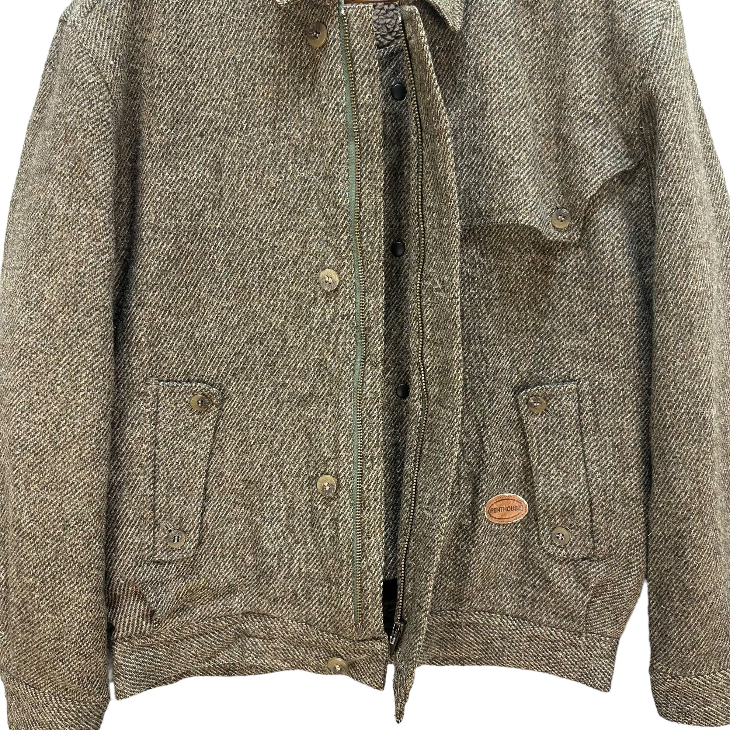 Vintage PENTHOUSE WOOL SHERPA COLLAR JACKET #A14-0356 Size US M / EU 48-50 / 2 - 7 Thumbnail