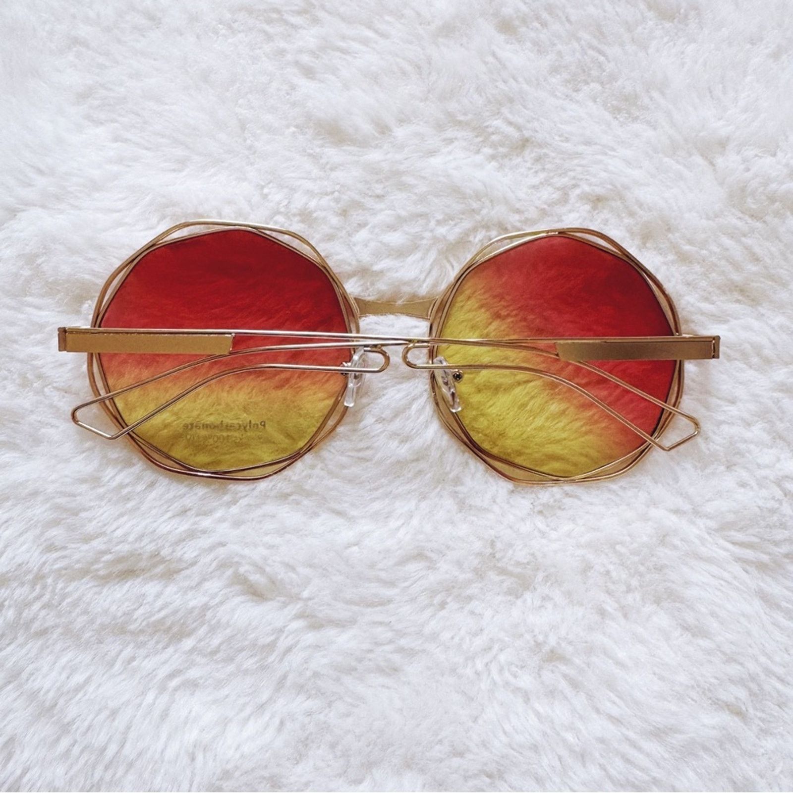 Other Seraphina Pink & Yellow Geometric Sunglasses Size ONE SIZE - 10 Thumbnail