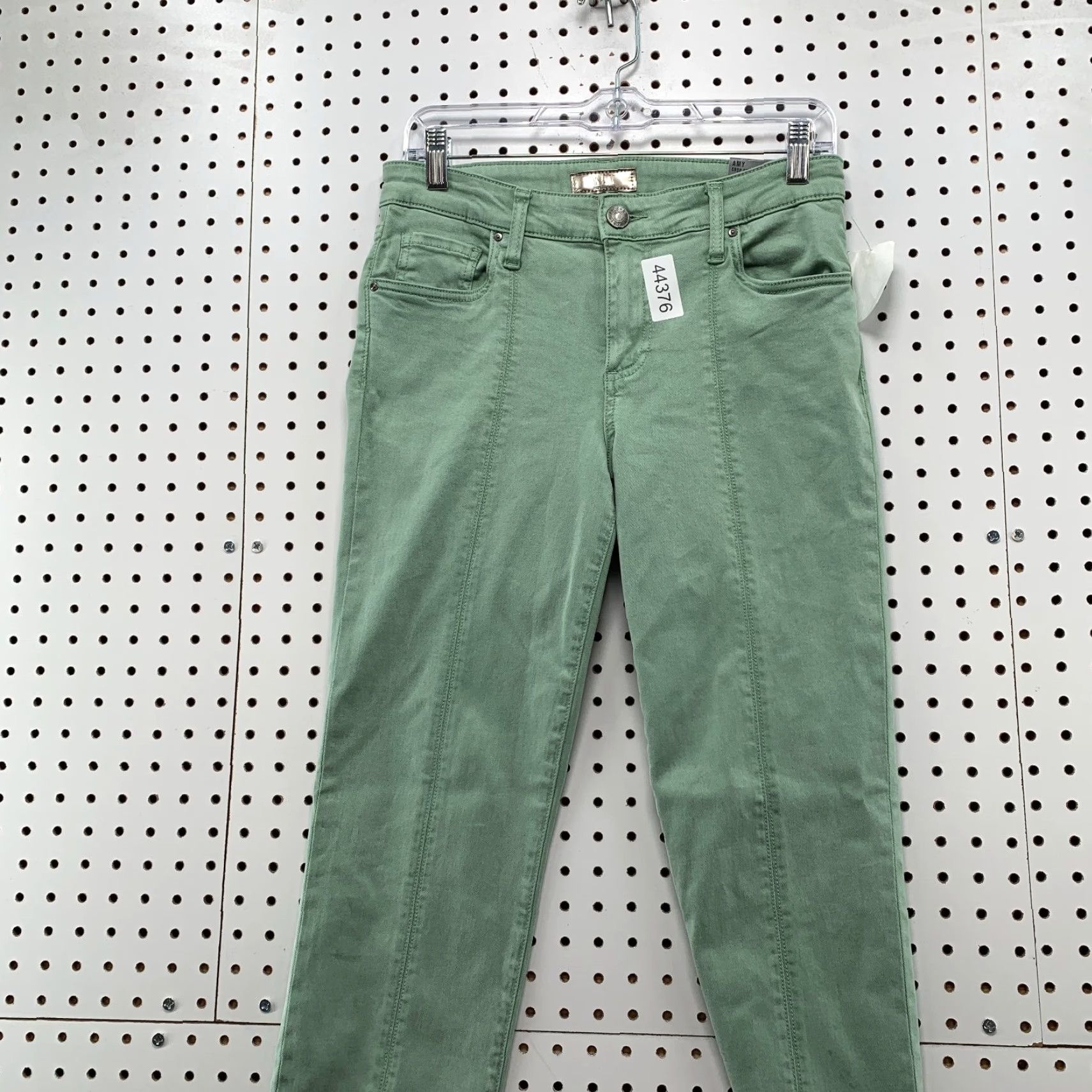 Vintage KUT From The Kloth AMY Pants Womens 6 Green Crop Straight Leg NEW 28x25 Size 28" / US 6 / IT 42 - 2 Thumbnail