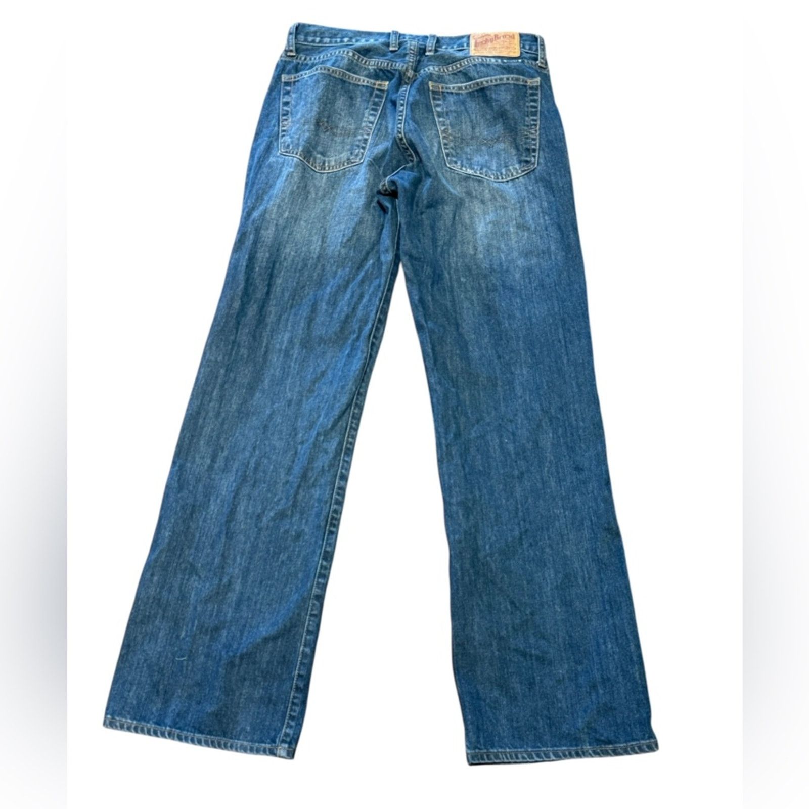 Lucky Brand Lucky Brand 181 Relaxed Straight Jeans Mens Size 32 x 32 Size US 32 / EU 48 - 2 Thumbnail