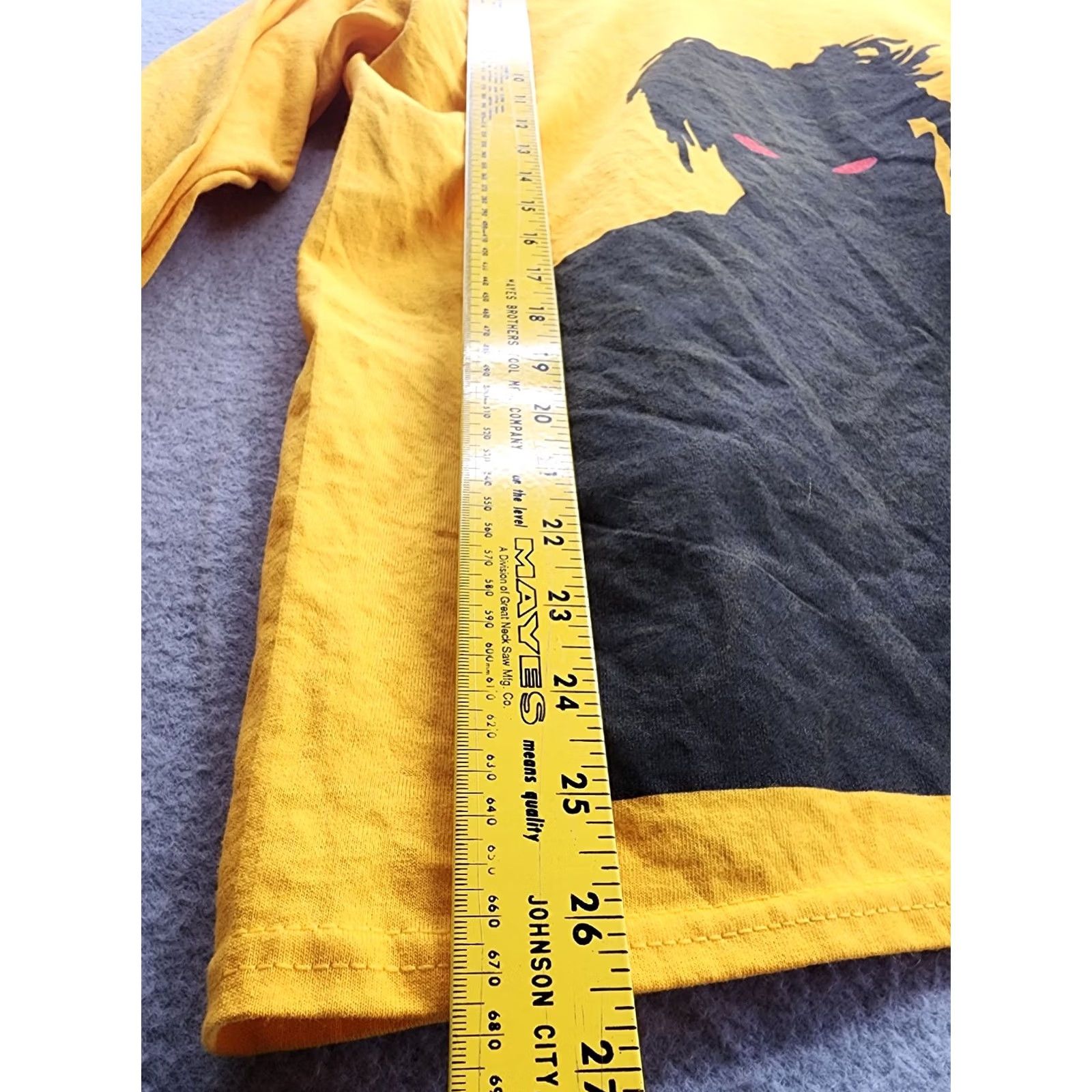 Vintage 999 Shirt Mens Long Sleeve Yellow Red Eye Juice WRLD World Small Size US S / EU 44-46 / 1 - 6 Thumbnail