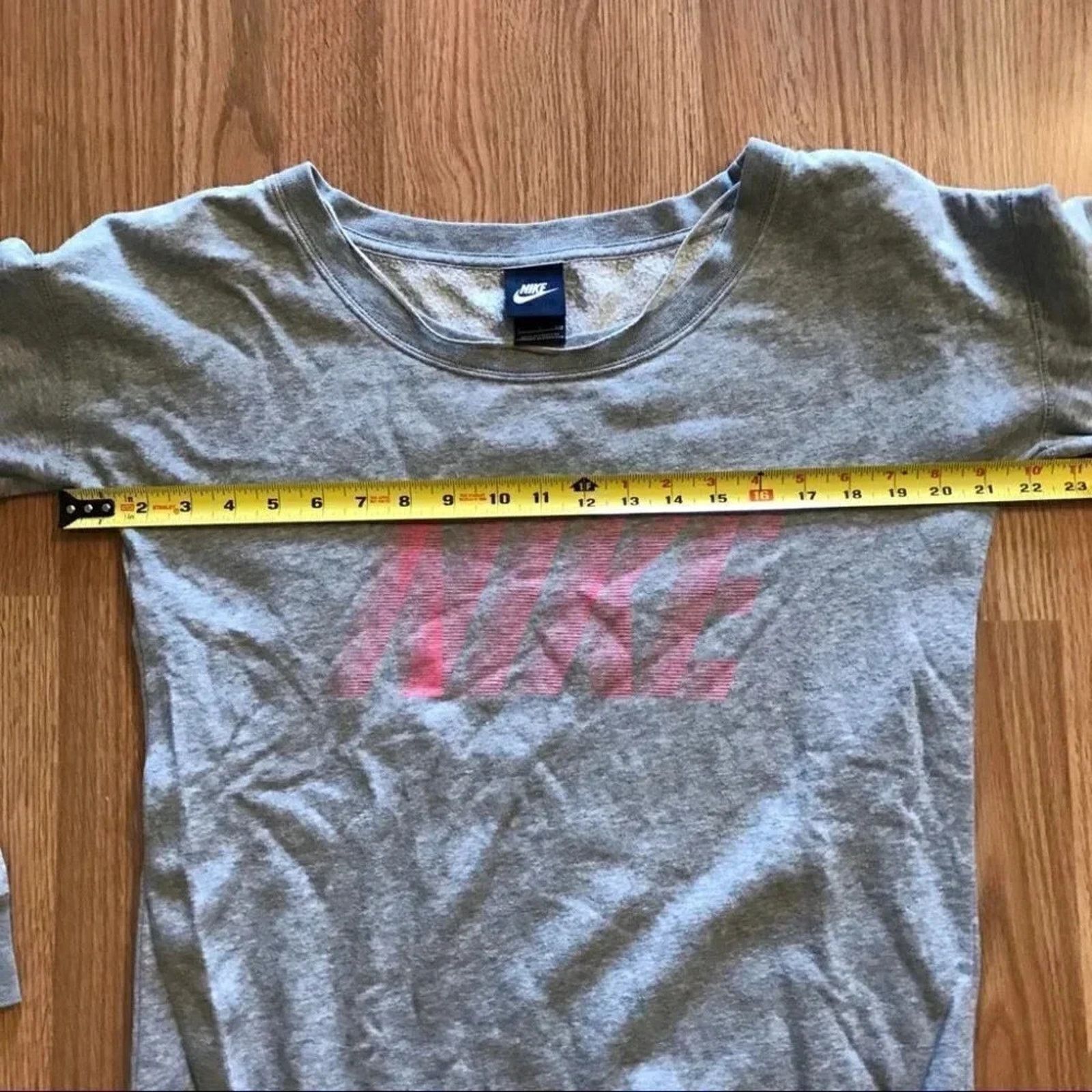Nike Nike Grey Spell Out Pullover Sweatshirt Women’s Size Small Size S / US 4 / IT 40 - 6 Thumbnail
