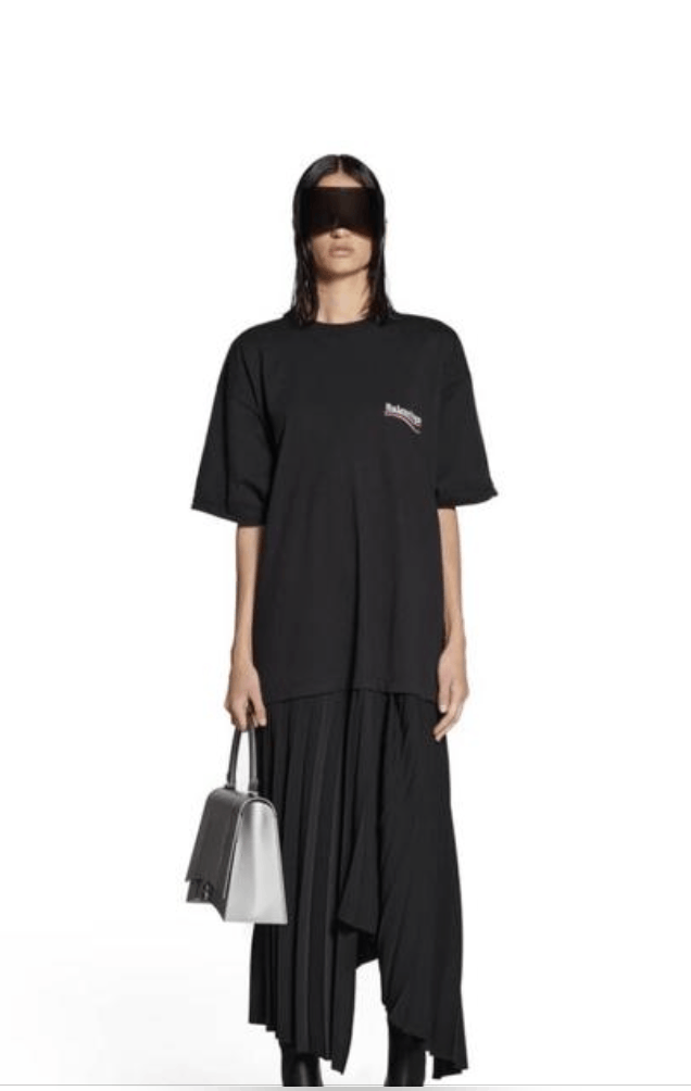 Balenciaga o1bcso1str0525 Balenciaga MIX Gowns in Black Size M / US 6-8 / IT 42-44 - 13 Thumbnail
