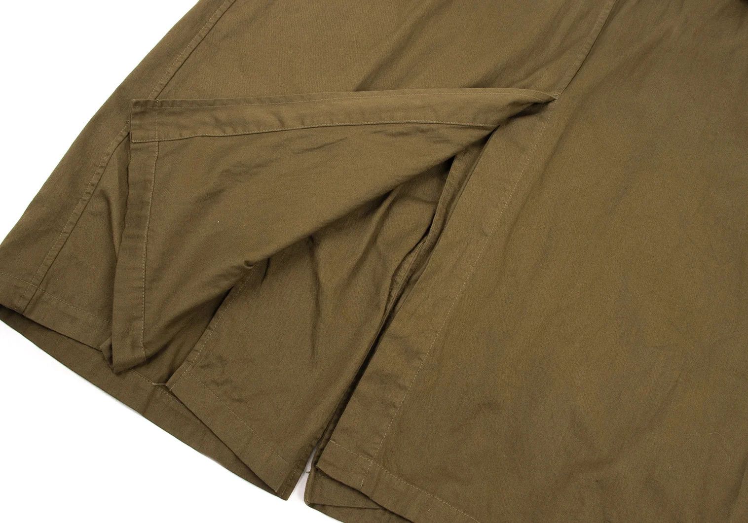 Yohji Yamamoto Yohji Yamamoto Hooded Coat in Khaki Size US M / EU 48-50 / 2 - 17 Thumbnail
