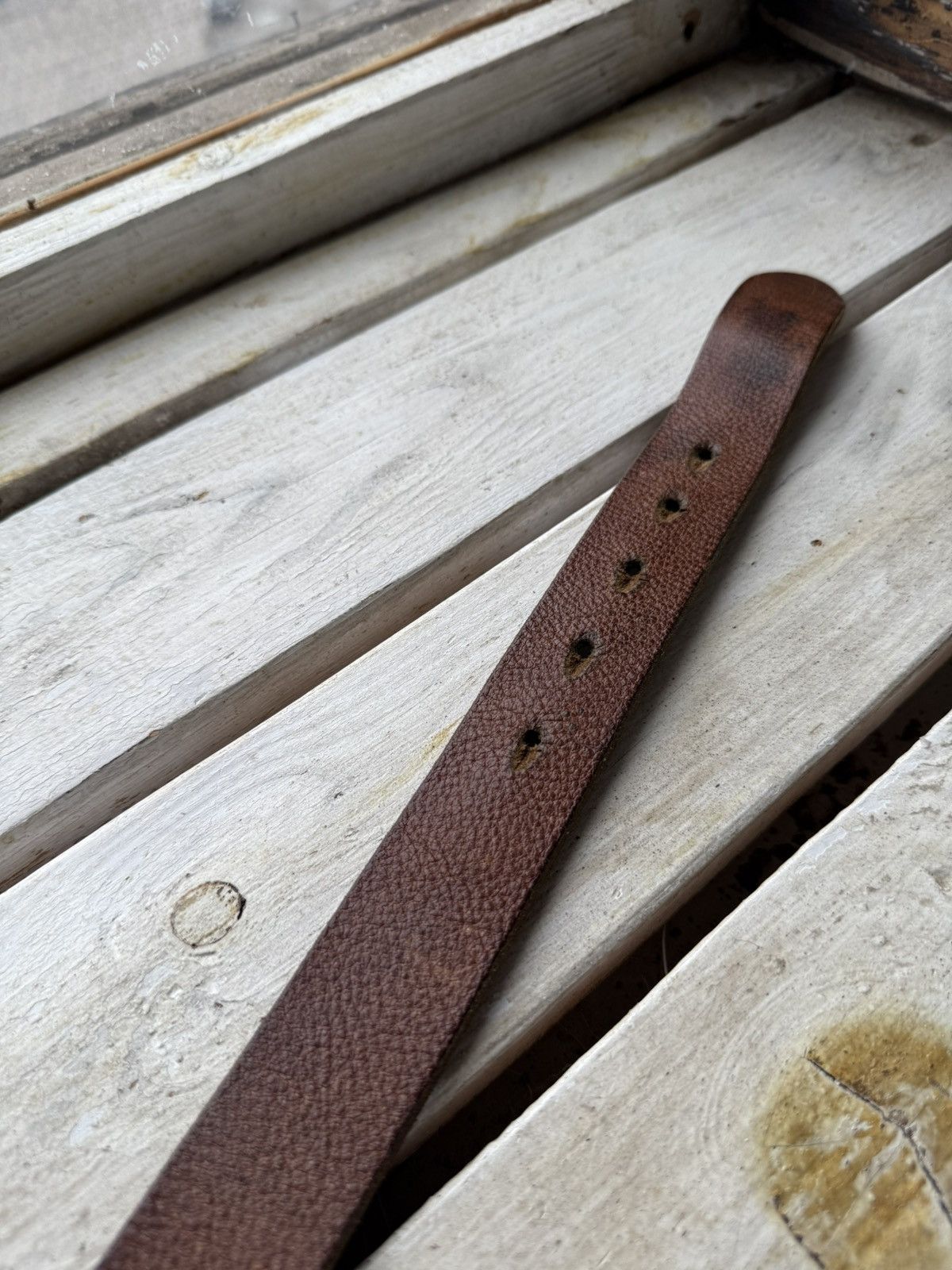 Cowboy Equipment × Vintage Y2K Vintage 90s Leather Cowboy belt Handmade USA Size ONE SIZE - 5 Thumbnail