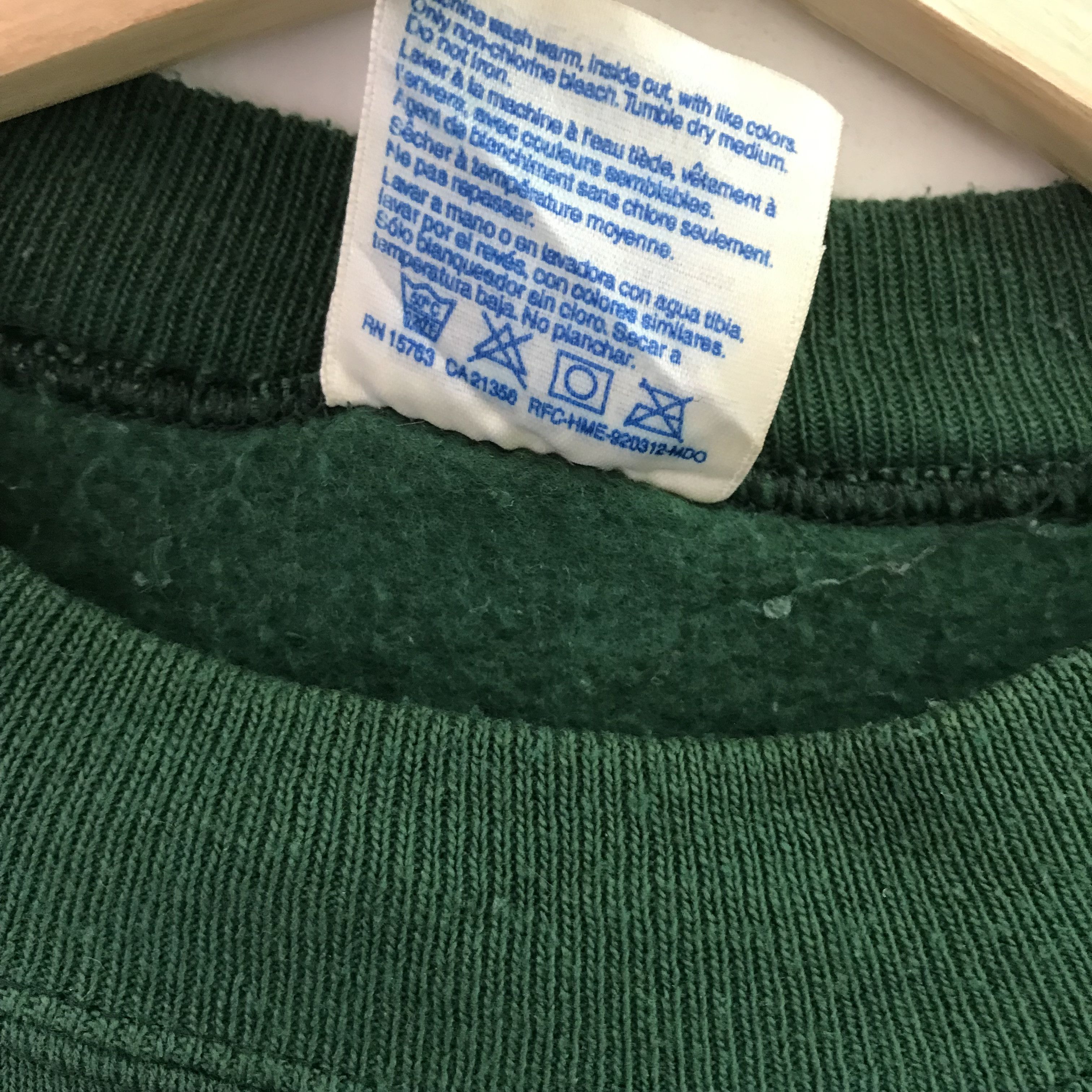 Hanes vintage hanes sweatshirt green - 616 Size US XL / EU 56 / 4 - 9 Thumbnail