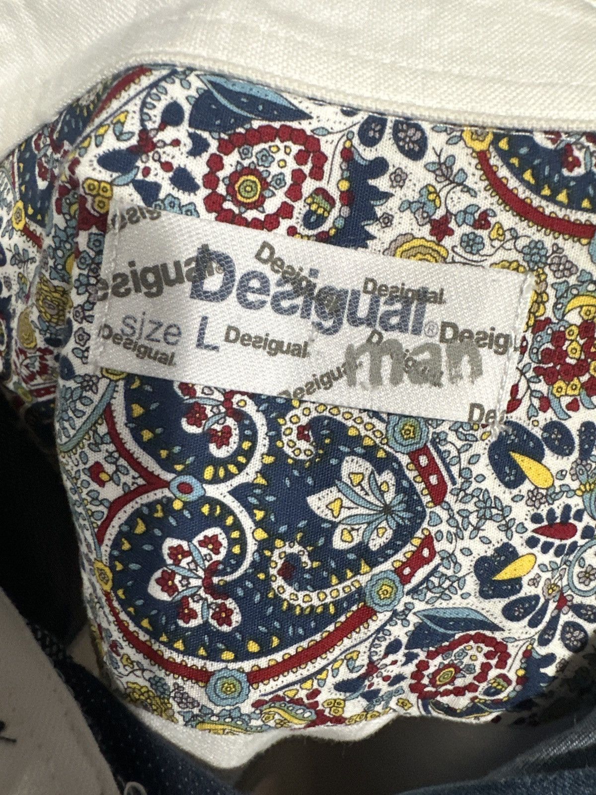 Desigual 2010s Desigual patchwork Button-up Size: L Size US L / EU 52-54 / 3 - 4 Thumbnail