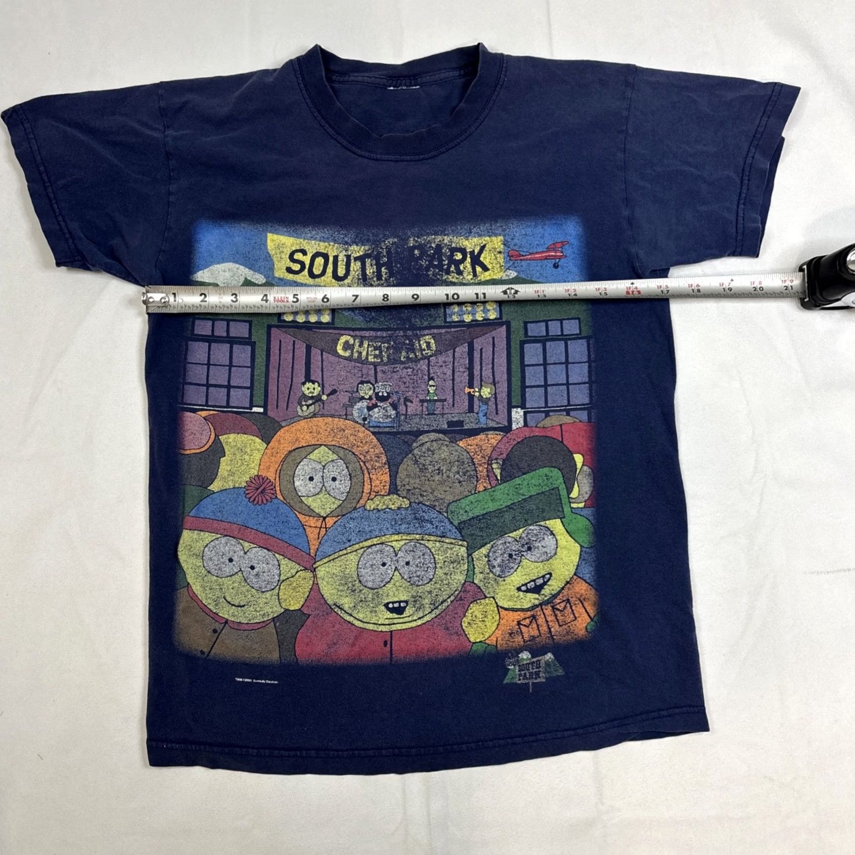Vintage VINTAGE South Park Shirt Mens Small Blue Kenny Chef Stan 2001 Graphic Size US S / EU 44-46 / 1 - 5 Thumbnail