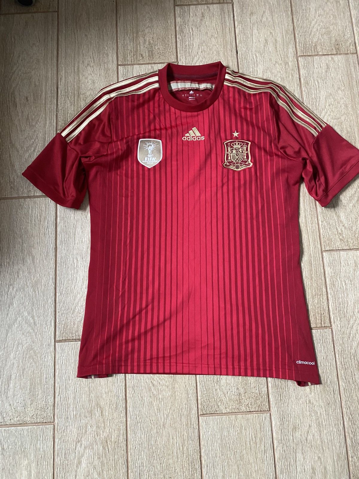 Adidas Spain National Team 2014/15 Jersey Size US L / EU 52-54 / 3 - 1 Thumbnail