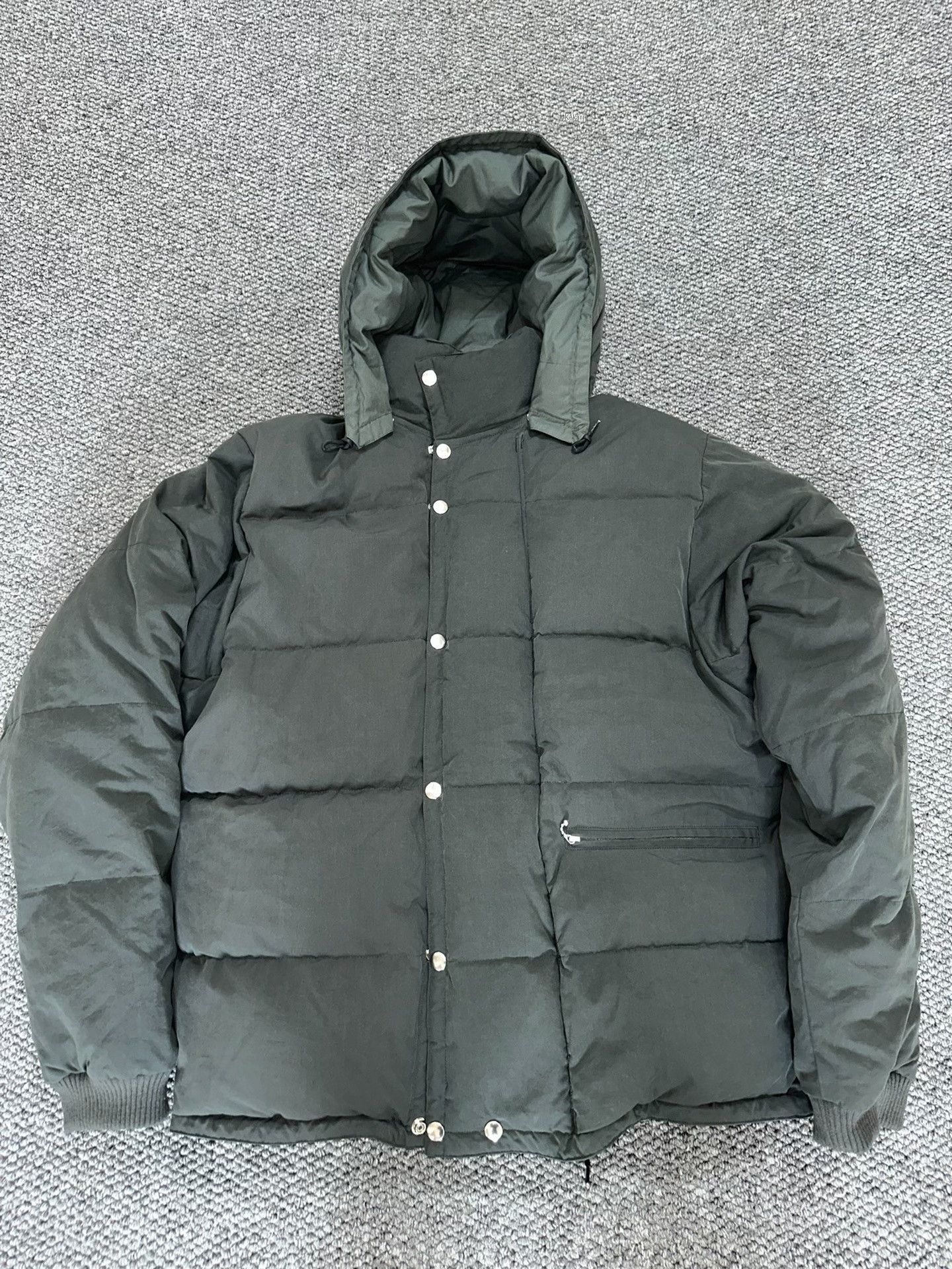 A.PRESSE a.presse Silk Blend Cotton Down Jacket Size US XL / EU 56 / 4 - 1 Thumbnail